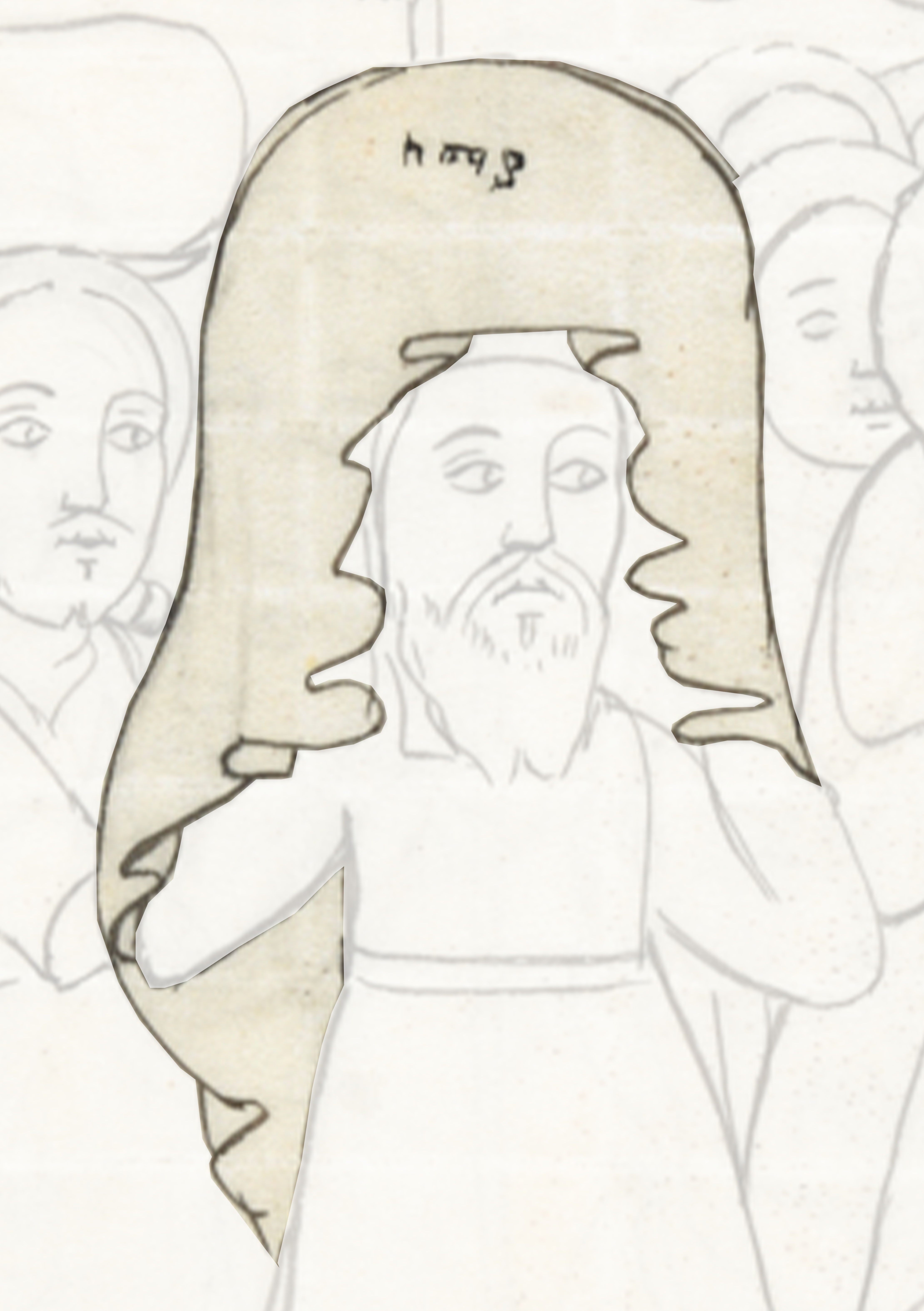 Drawing Of A Man With A Beard