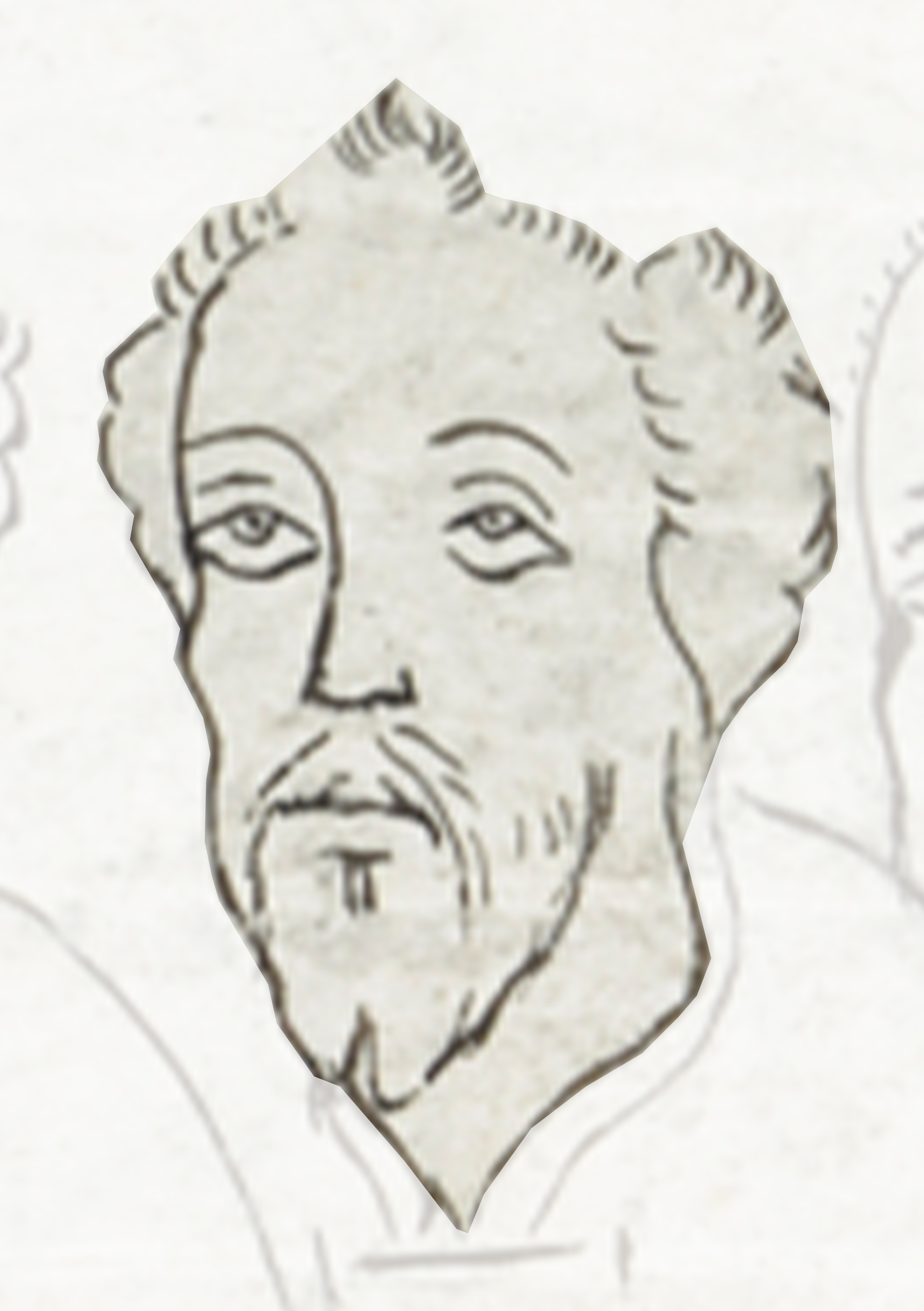 Drawing Of A Man With A Beard