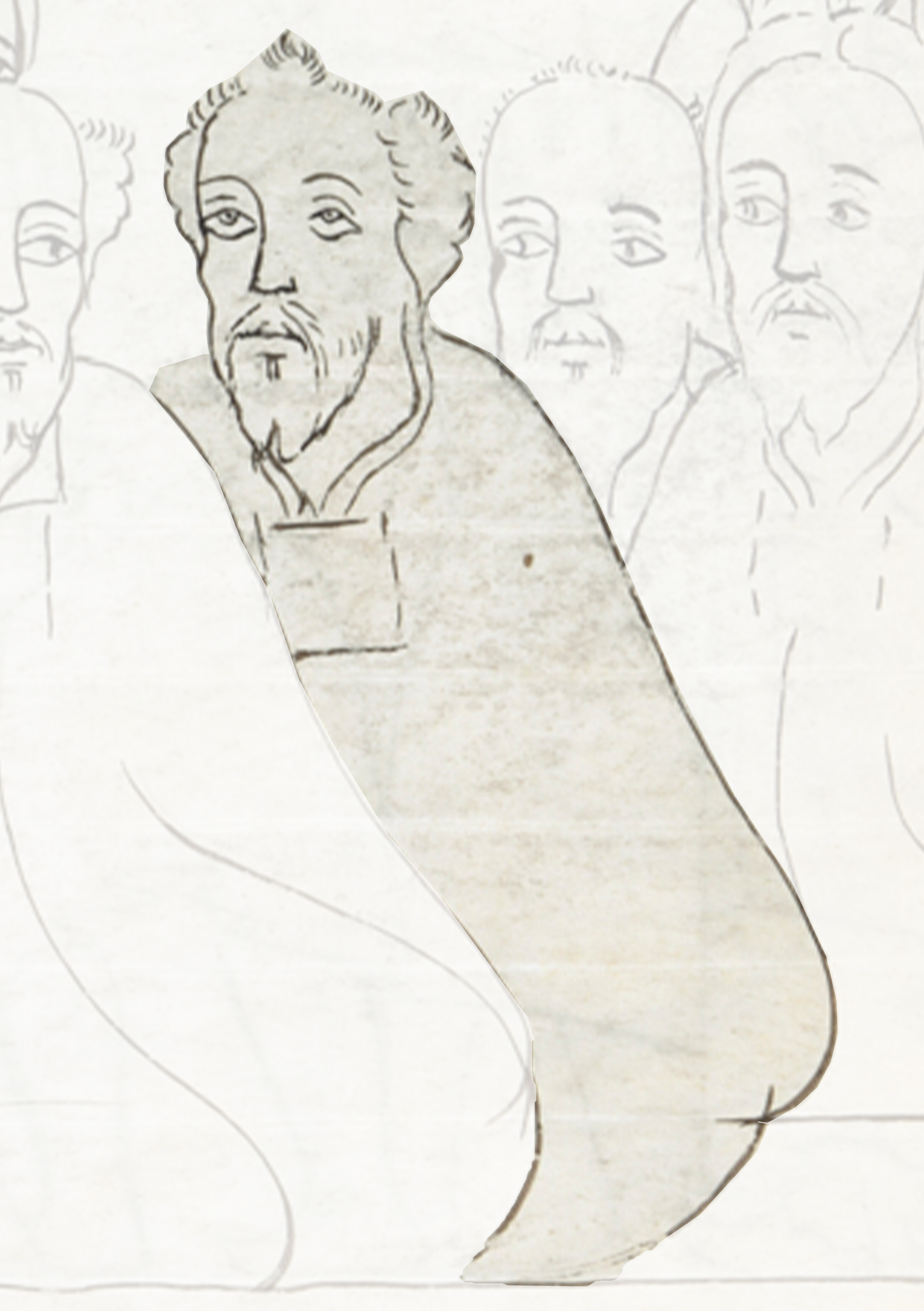 Drawing Of A Man With A Beard