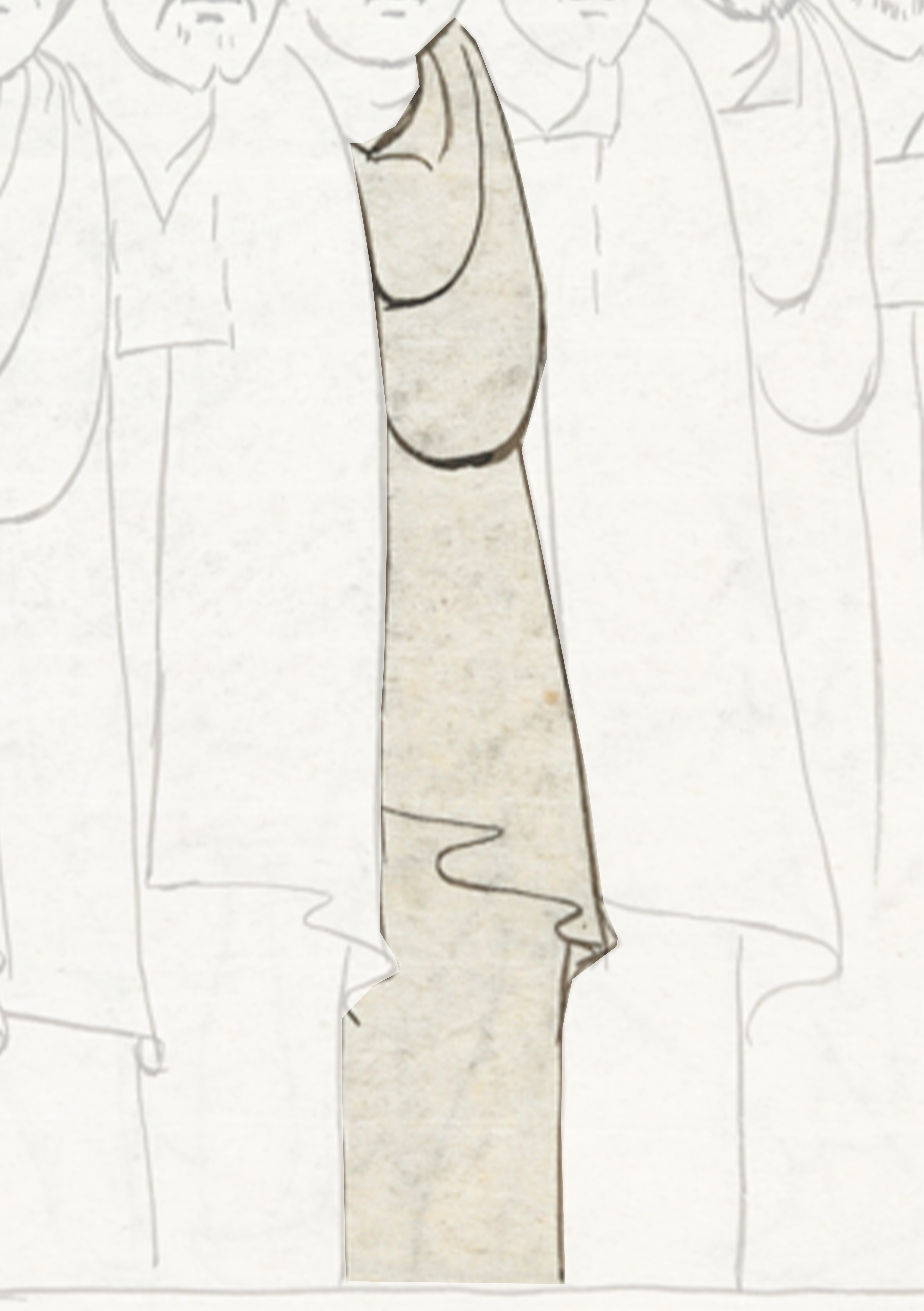 Drawing Of A Man In A Suit