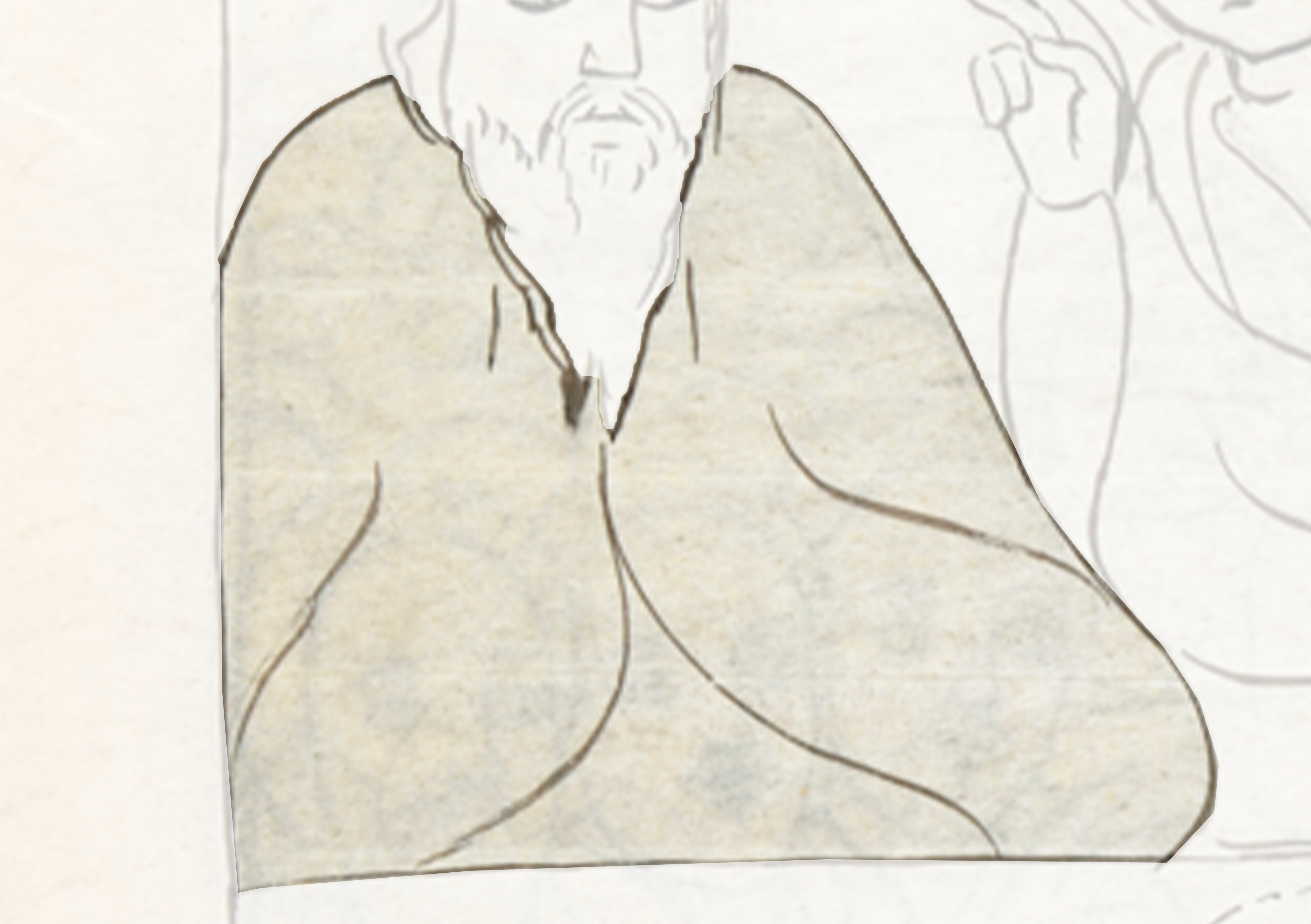 Drawing Of A Man With A Beard