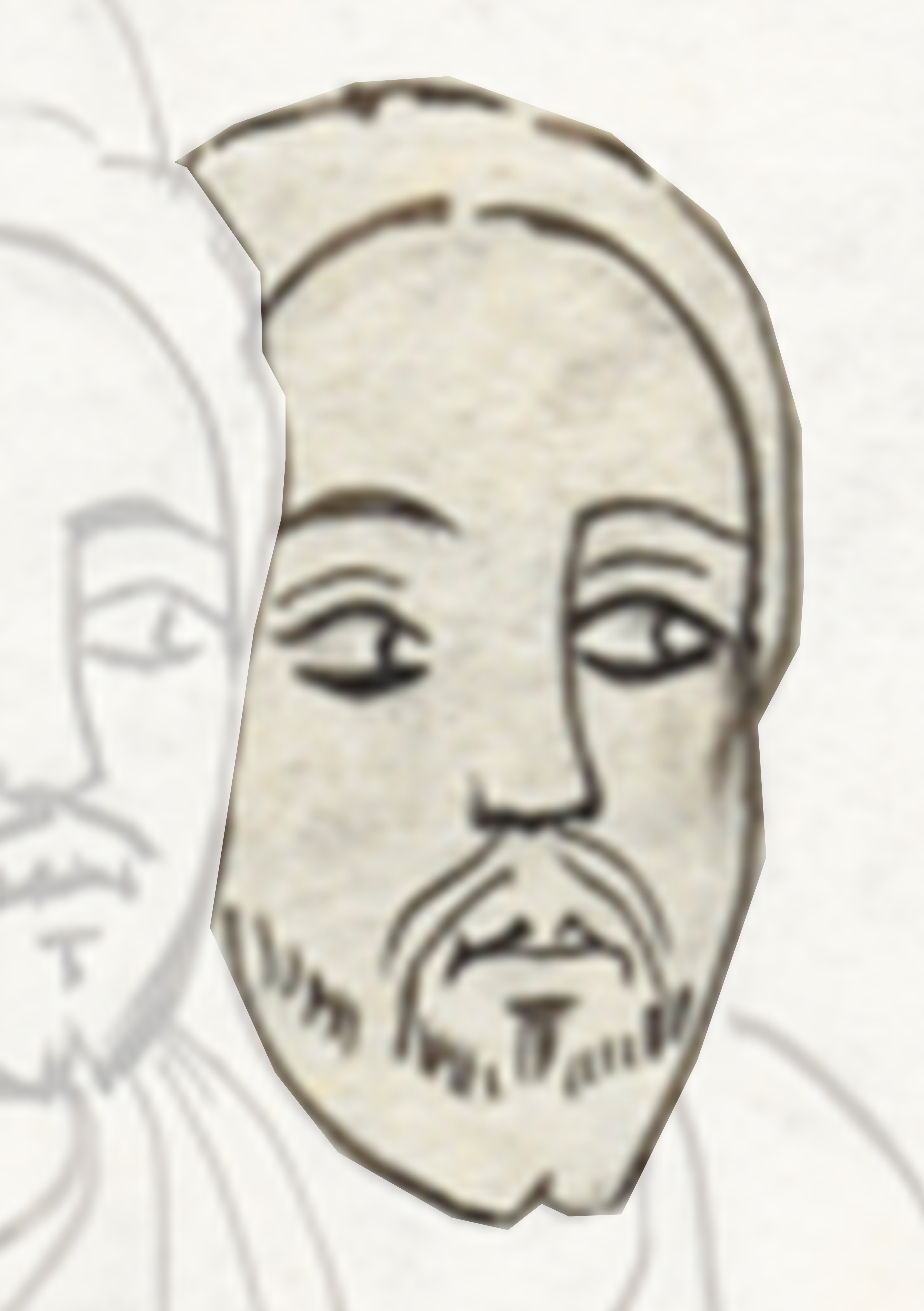 Drawing Of A Man With A Beard