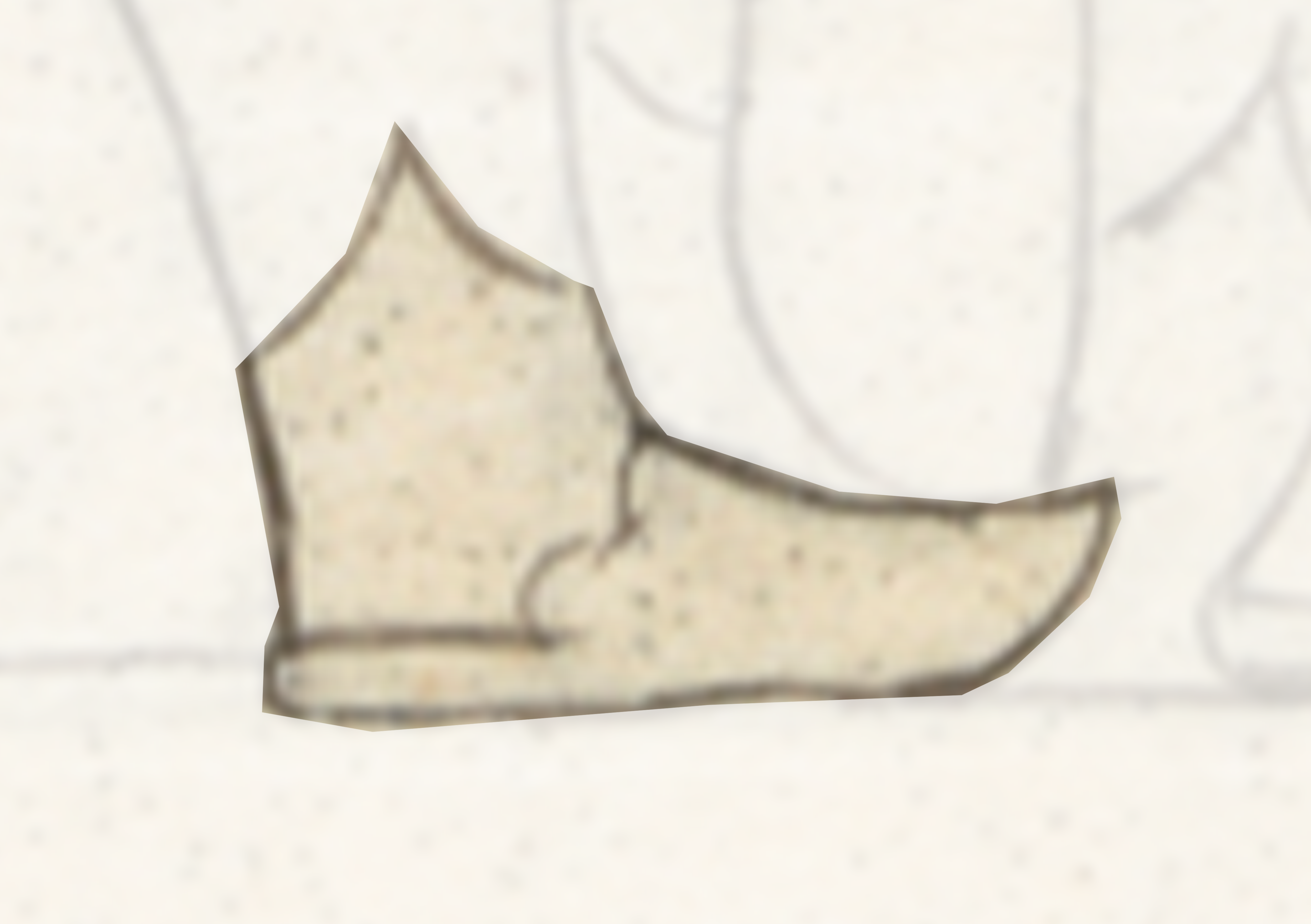 Drawing Of A Shoe With A White Background