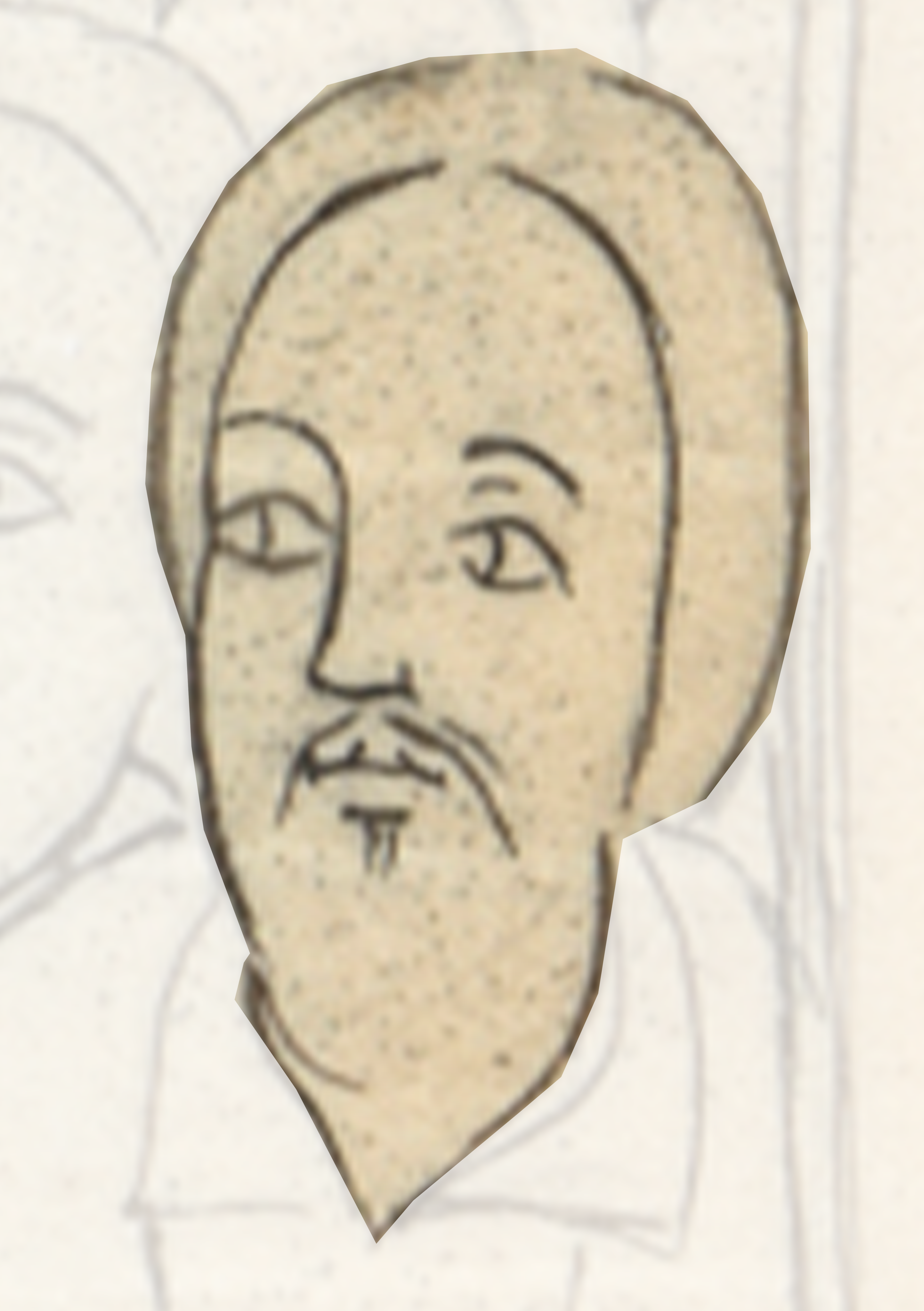 Drawing Of A Man With A Beard