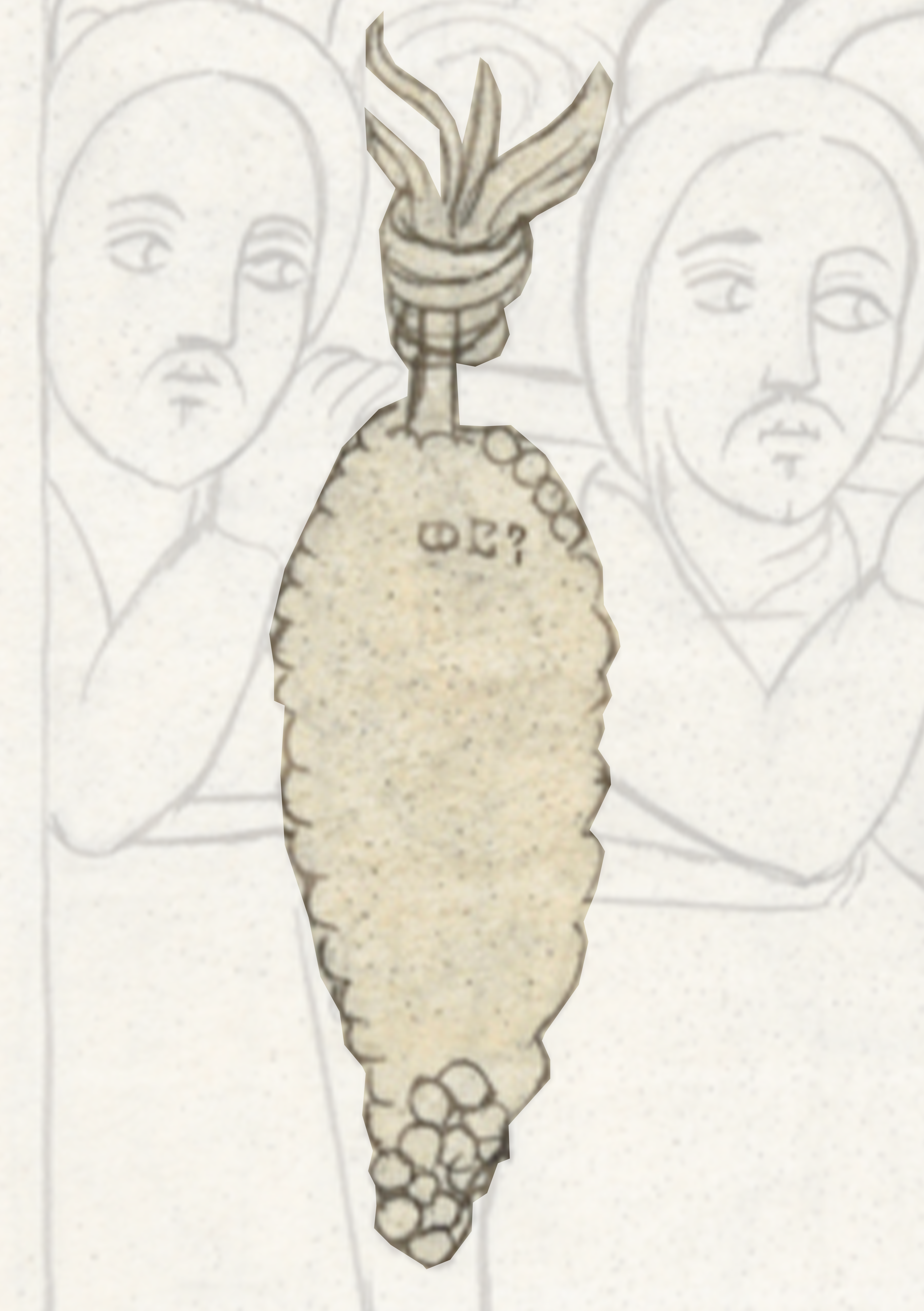 Drawing Of A Man With A Beard And A Woman With A Hat