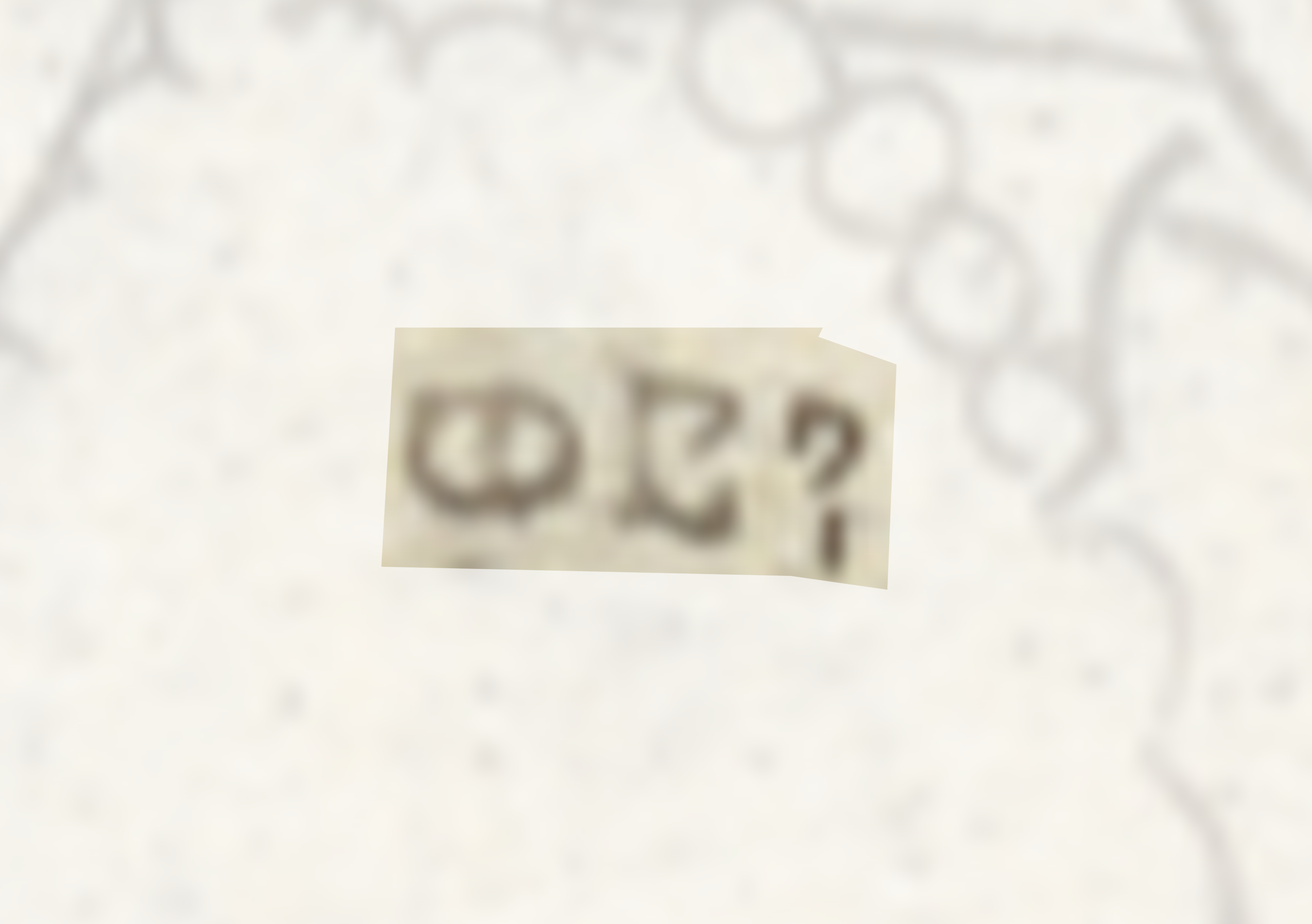 Piece Of Paper With The Word S On It