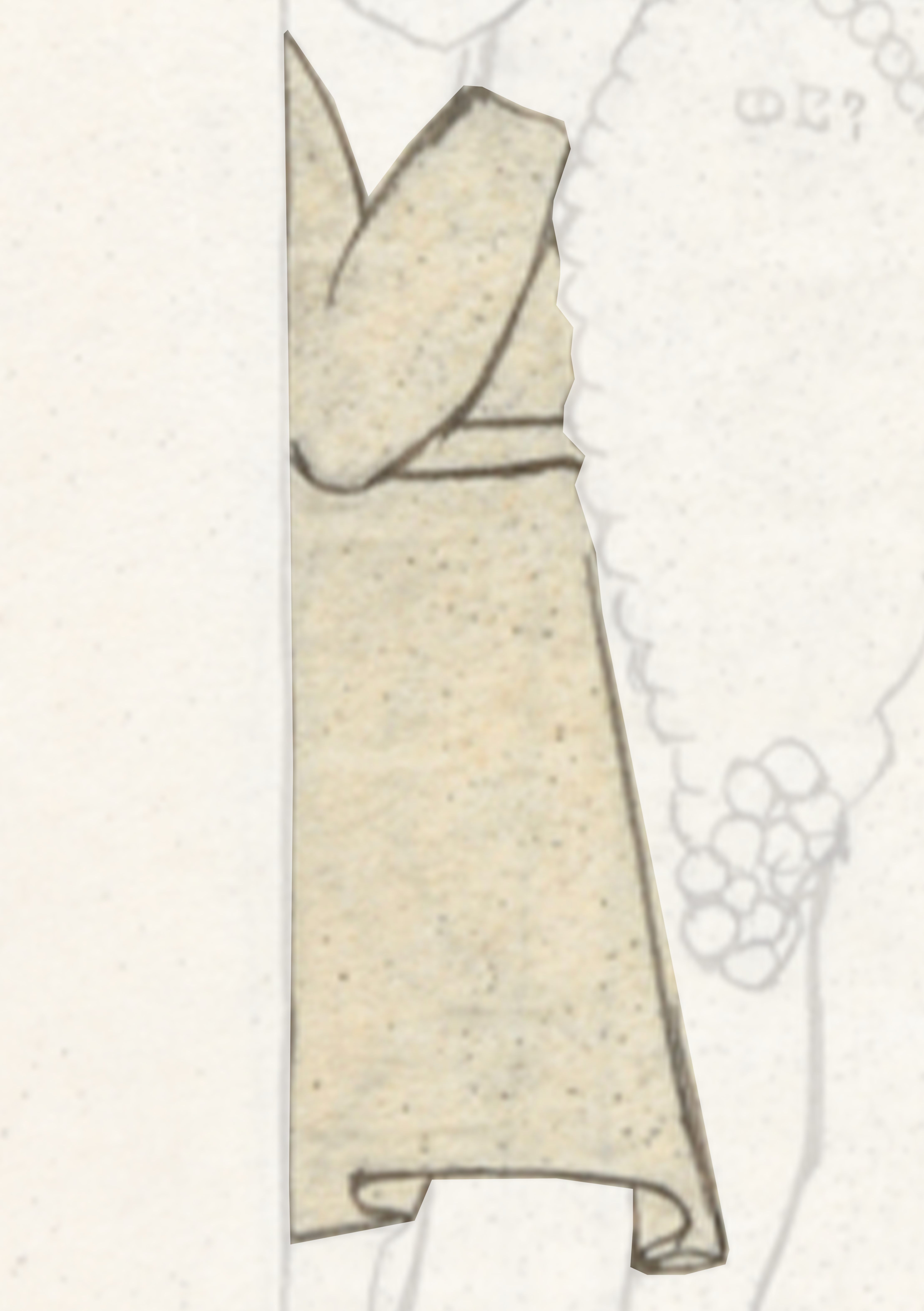 Drawing Of A Dress On A White Surface