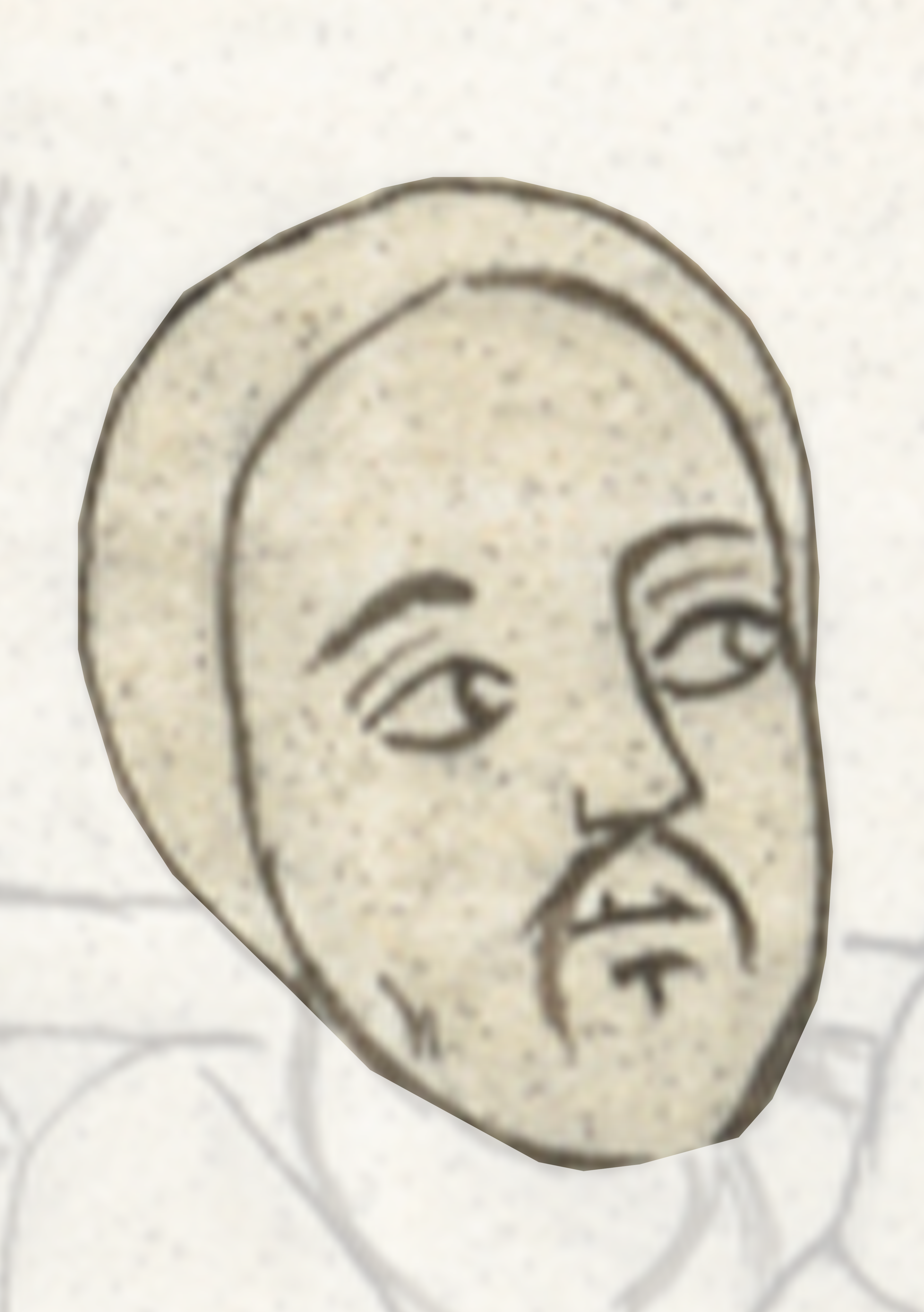 Drawing Of A Man With A Beard