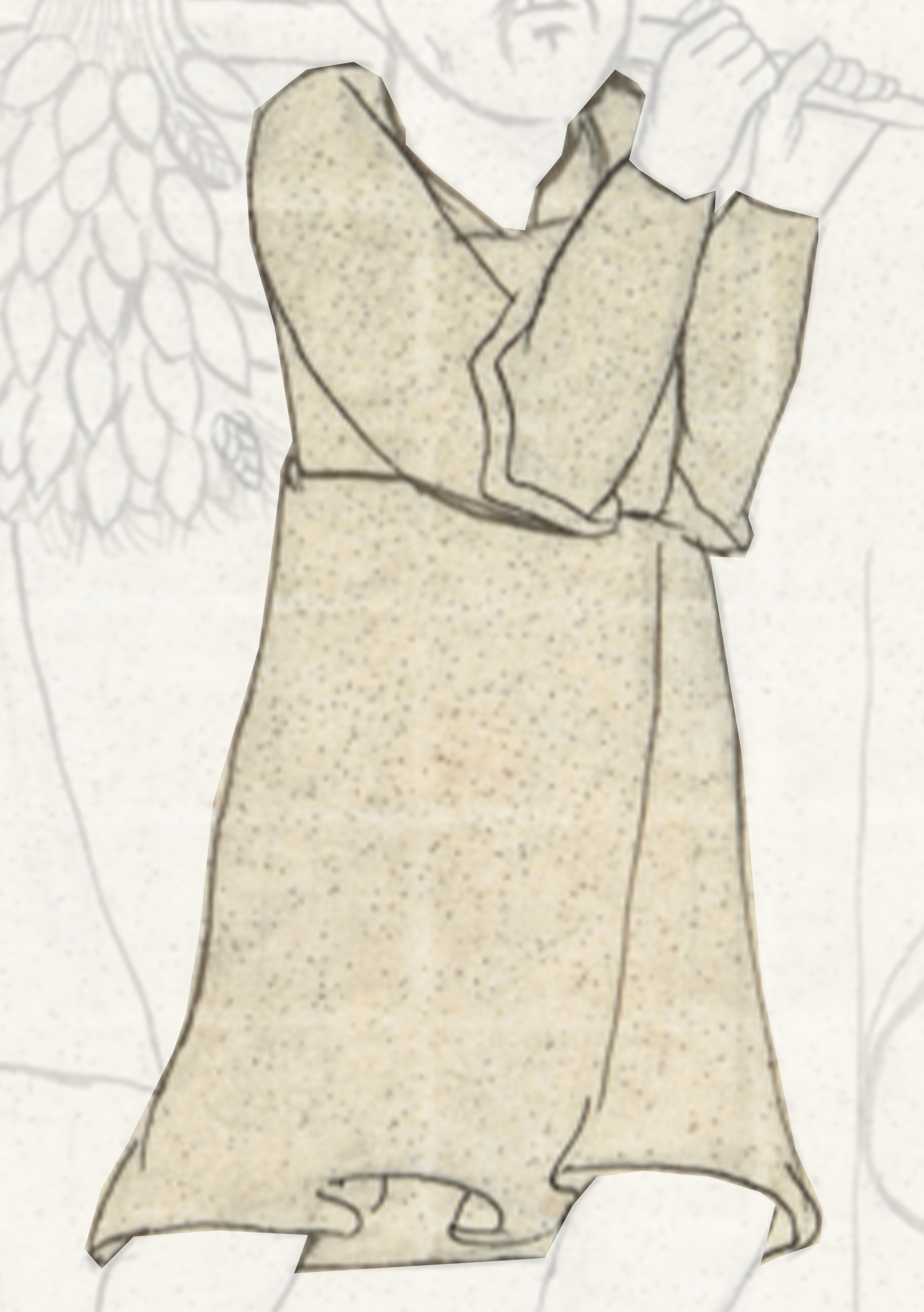Drawing Of A Man In A Robe