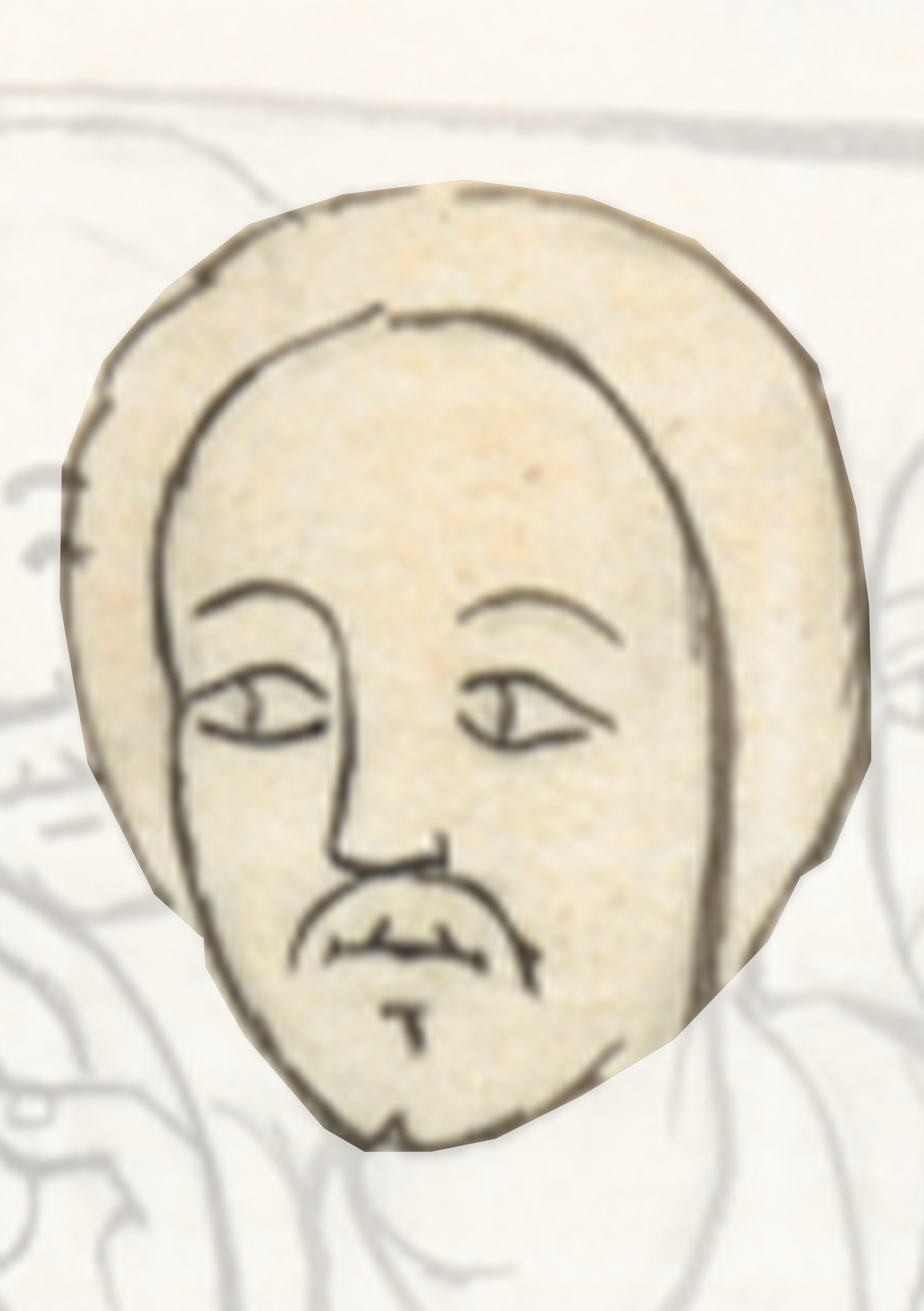 Drawing Of A Man With A Beard