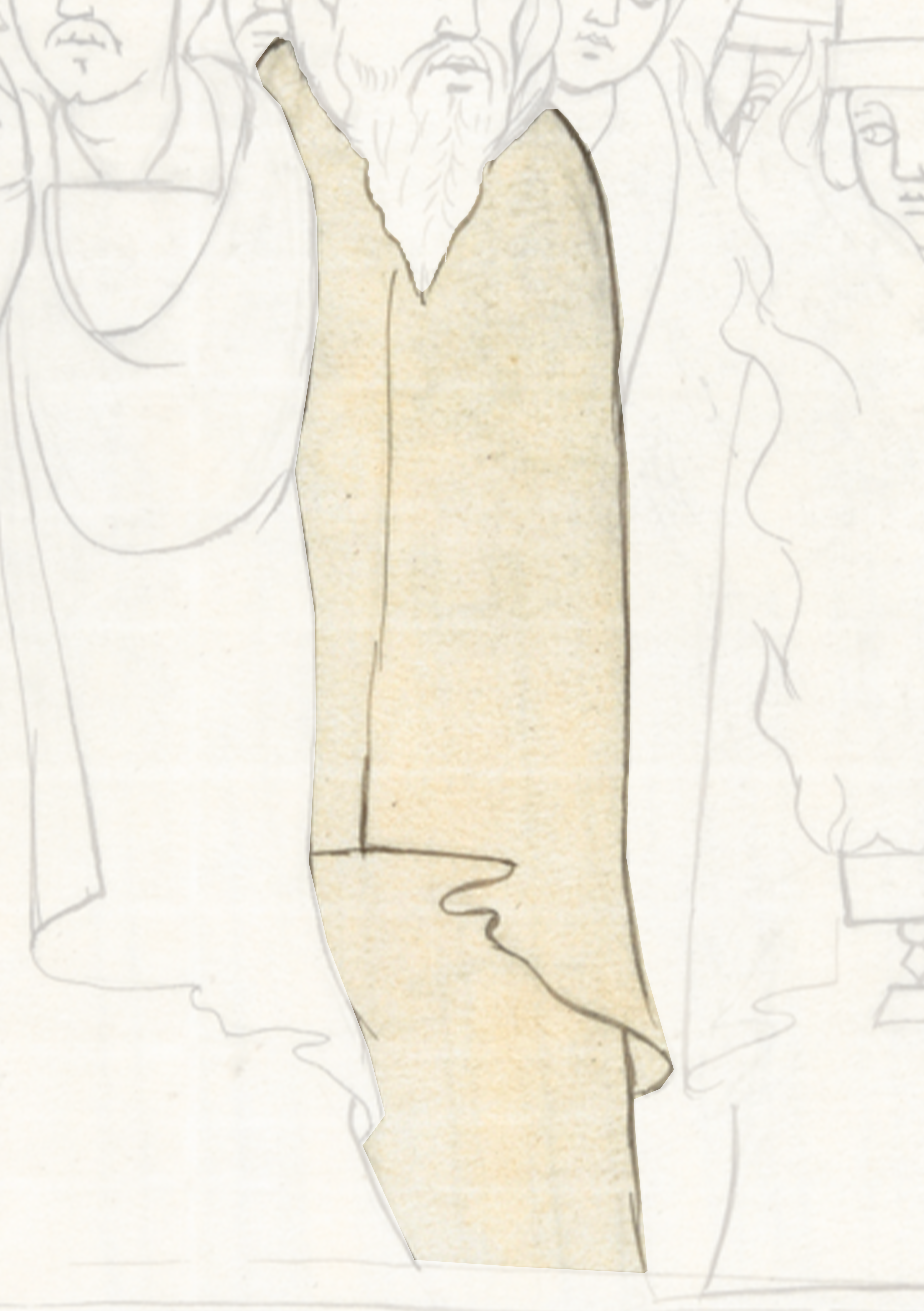 Drawing Of A Man With A Beard