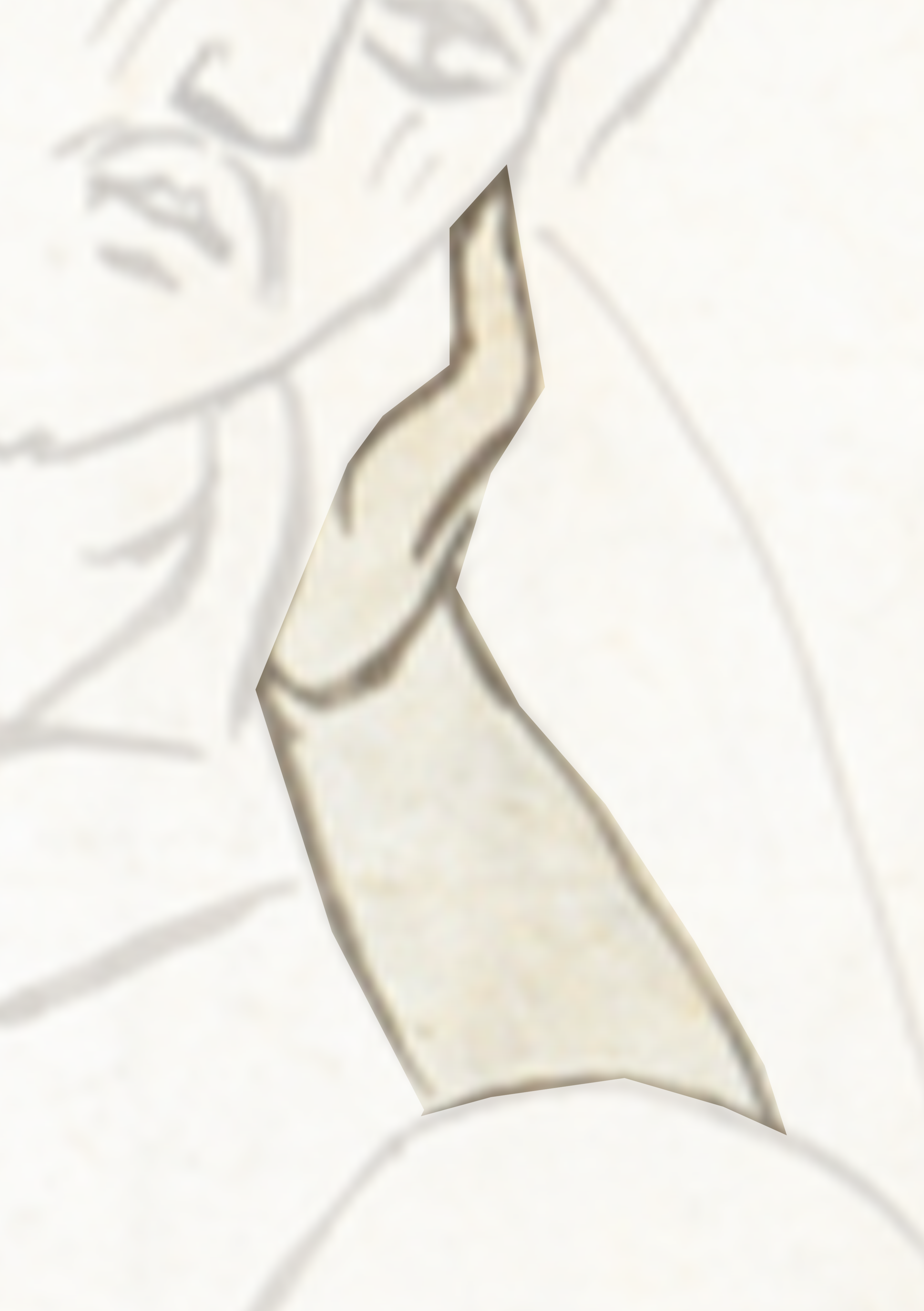 White Paper Cut Out Of A Woman S Face