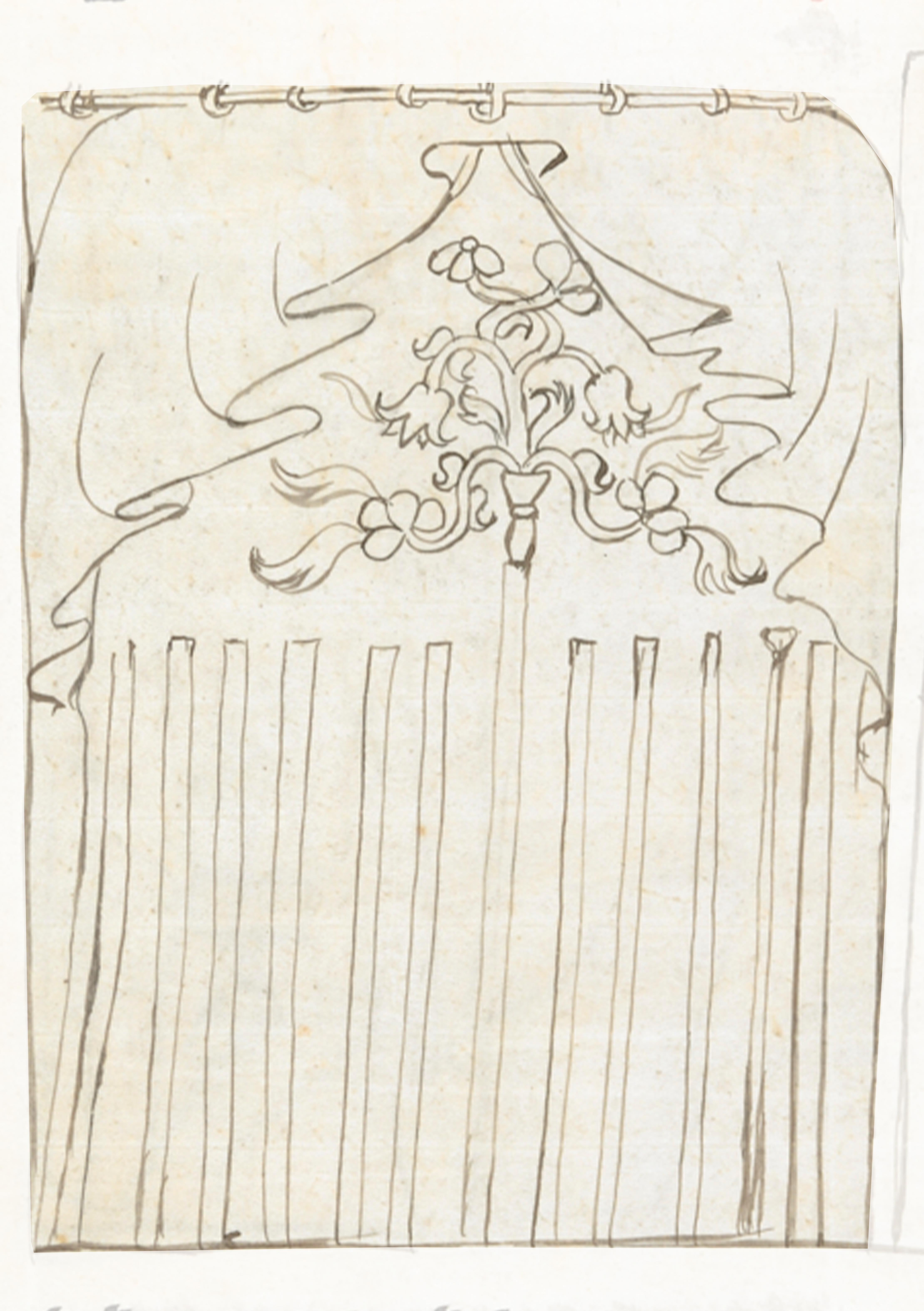 Drawing Of A Woman In A Dress