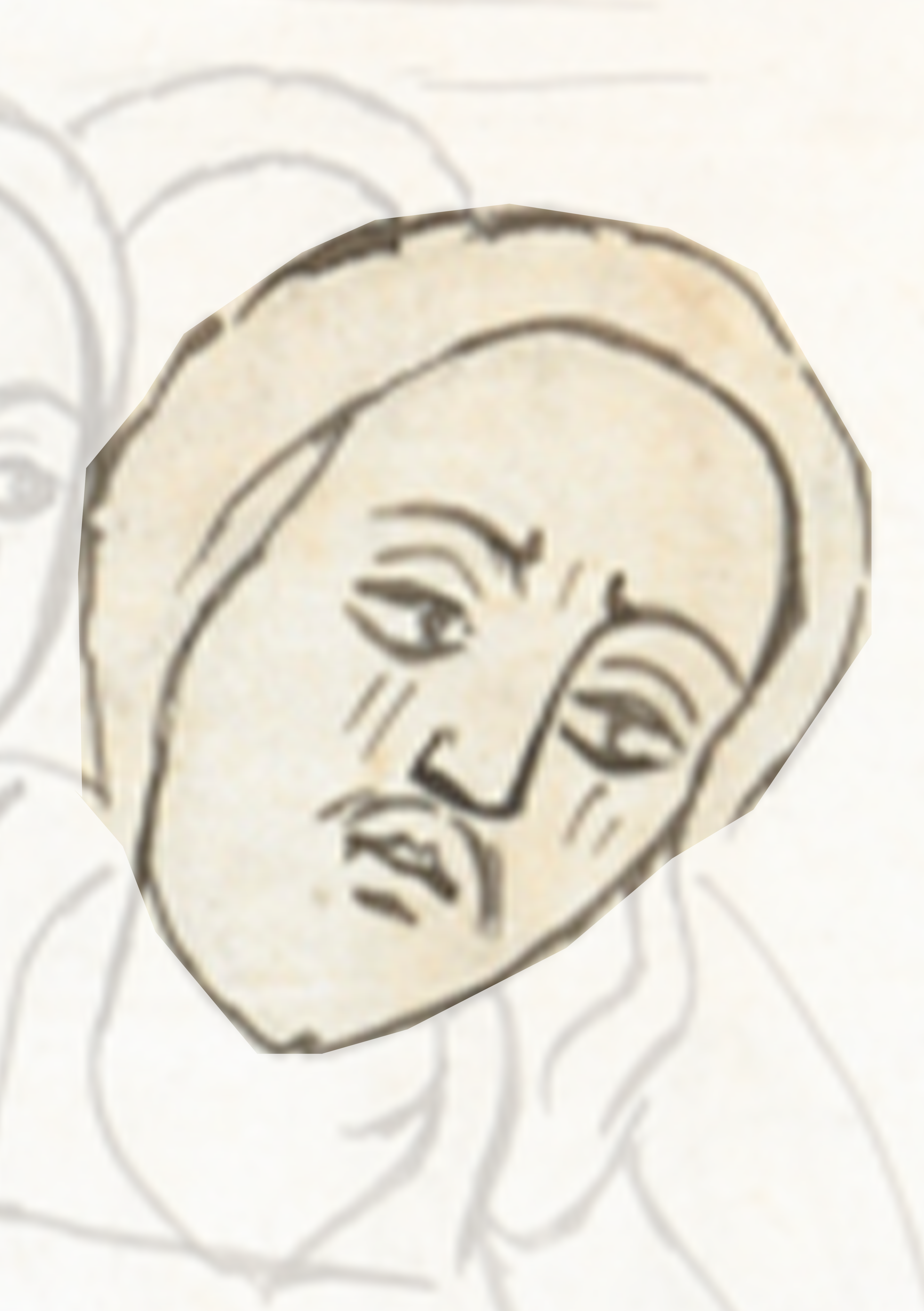Drawing Of A Man With A Beard