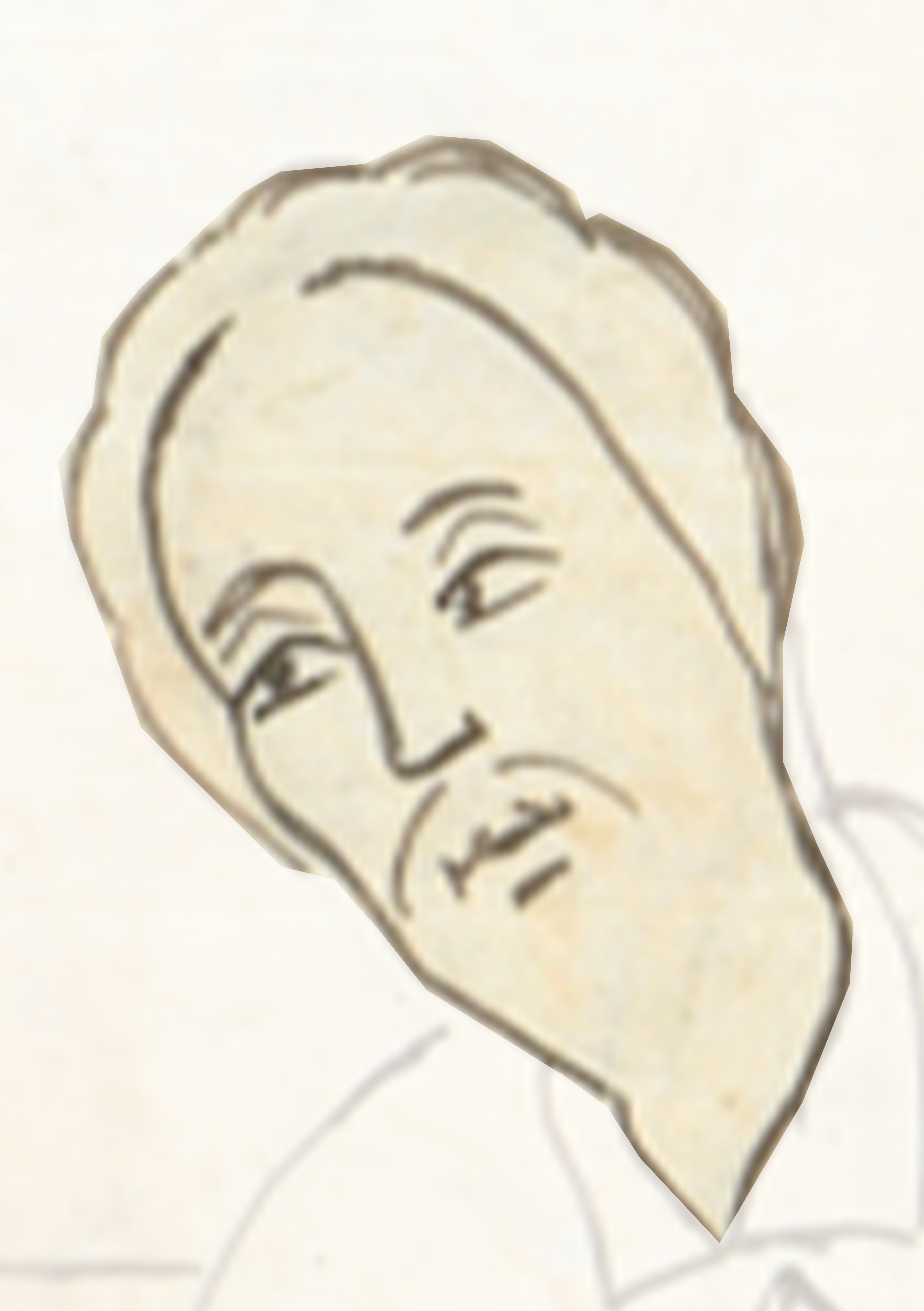 Drawing Of A Man With A Mustache