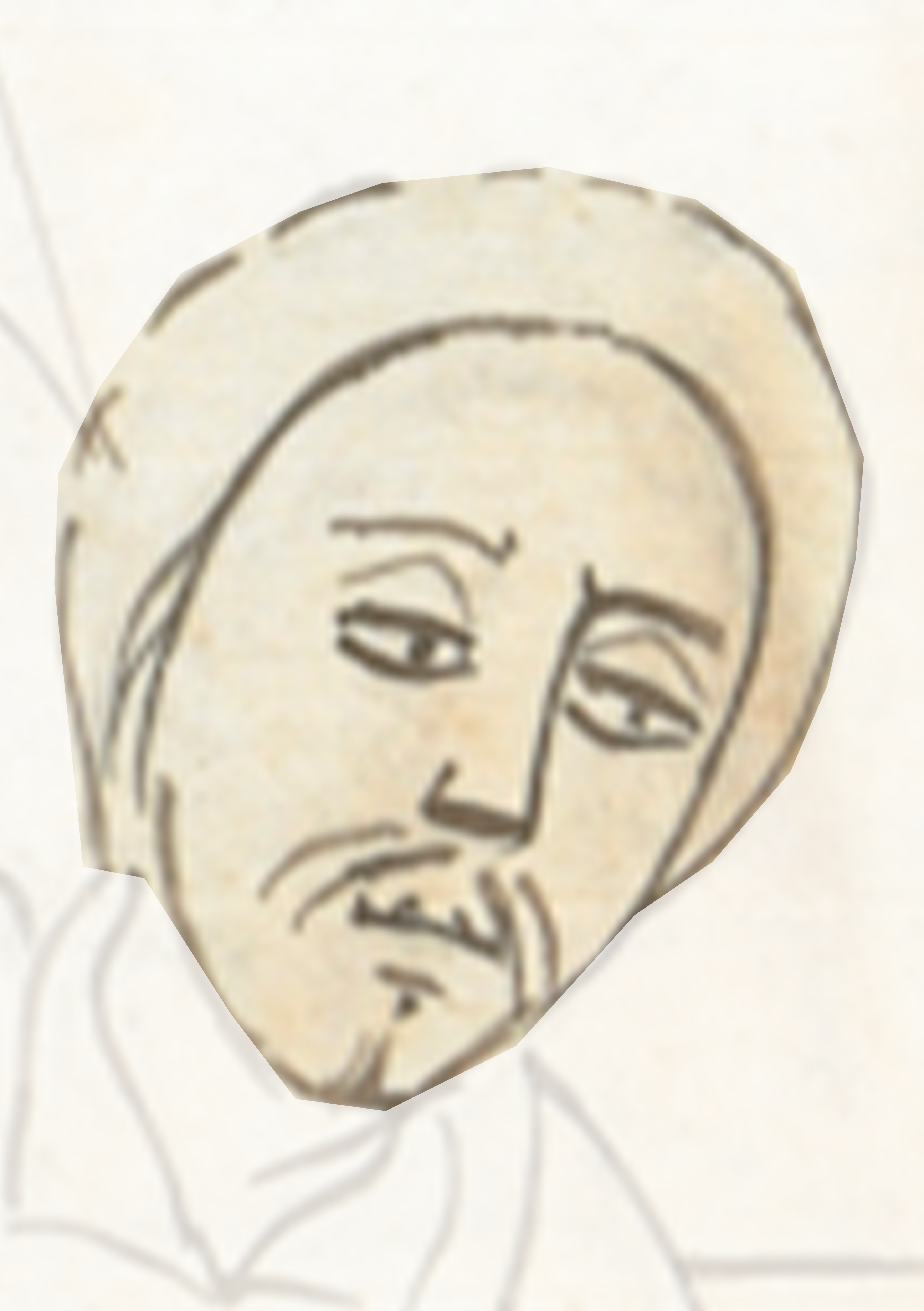Drawing Of A Man With A Mustache
