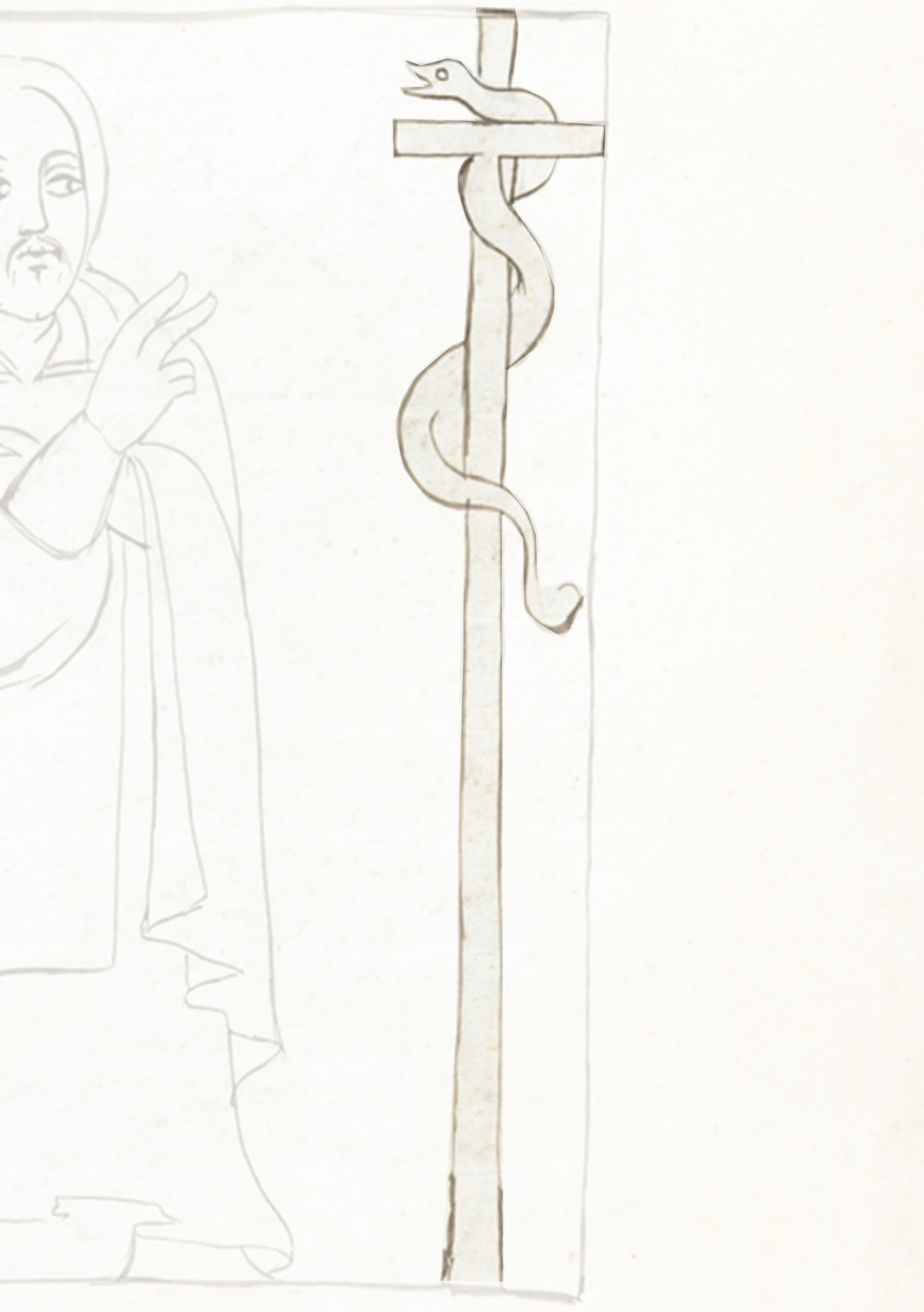 Drawing Of A Man Holding A Cat