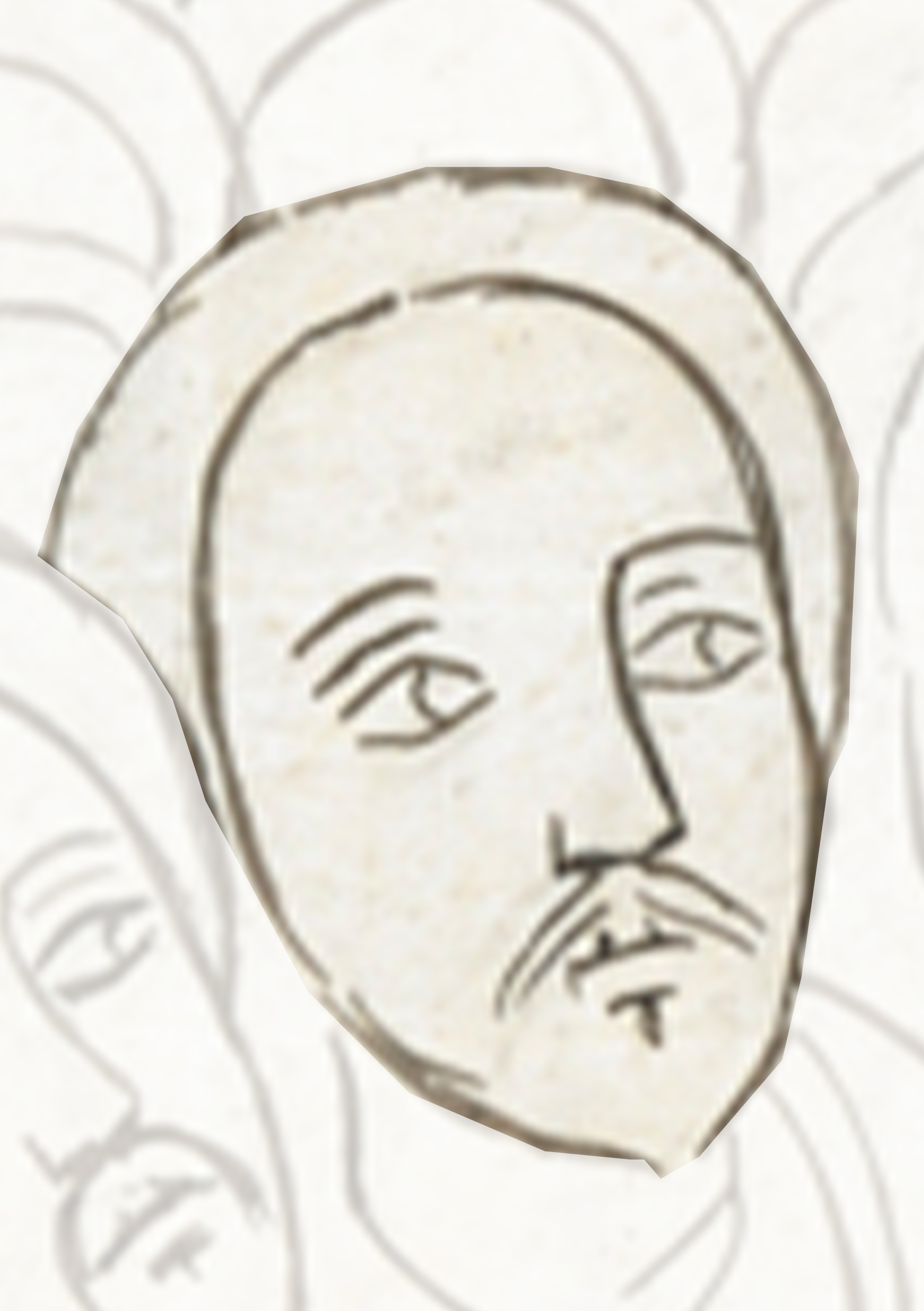 Drawing Of A Man With A Mustache