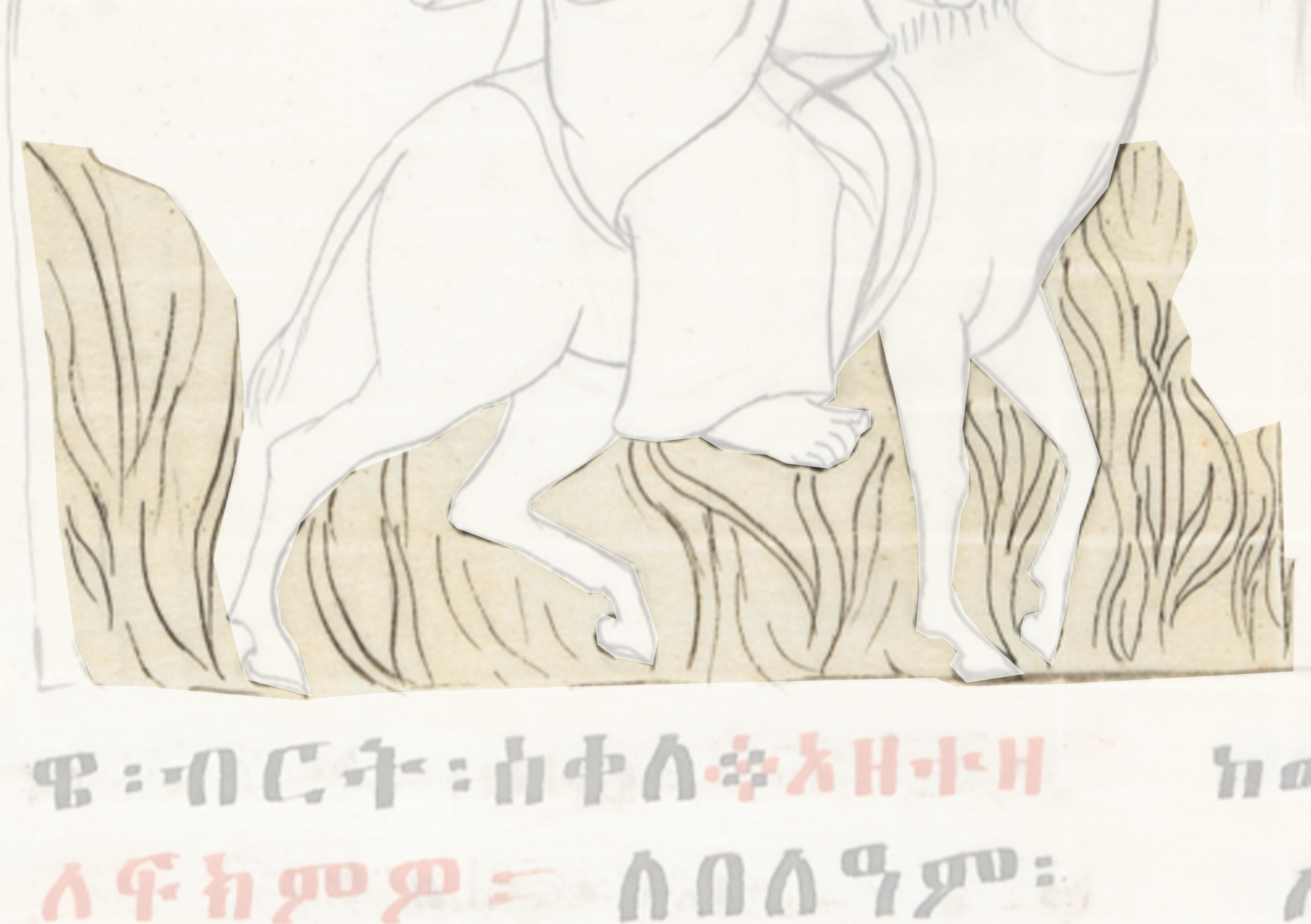 Drawing Of A Man Riding A Horse