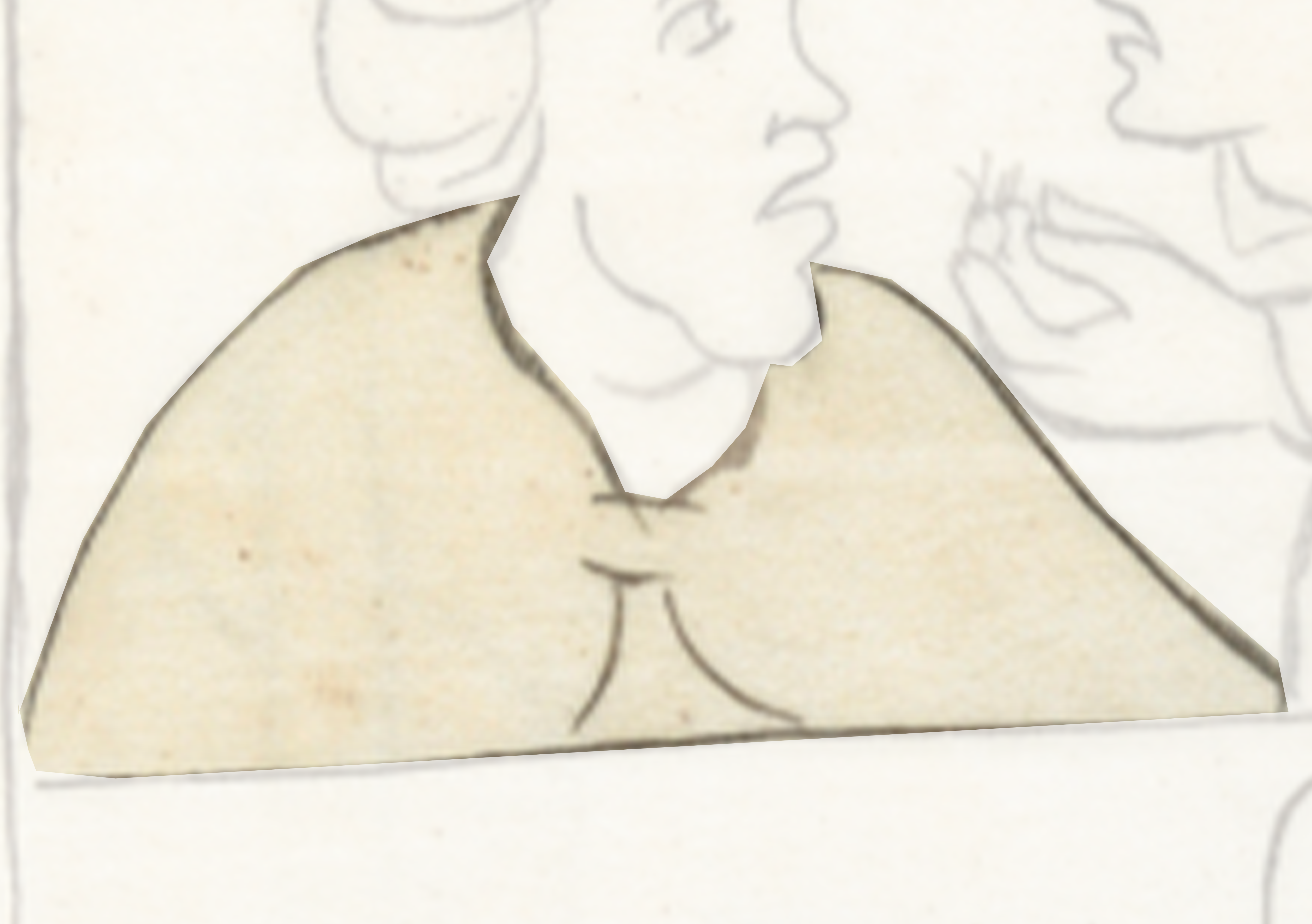 Piece Of Paper With A Drawing Of A Man