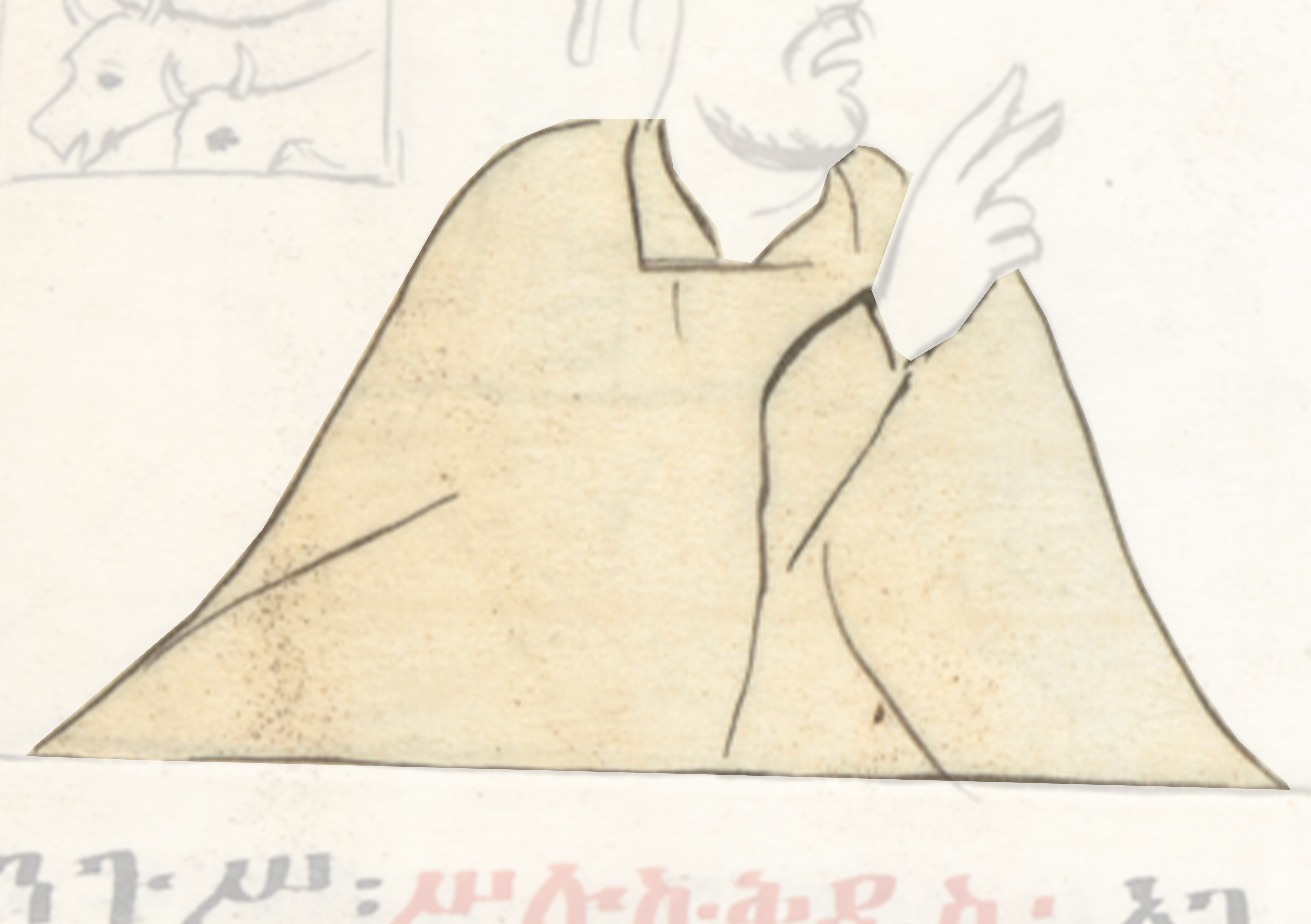 Drawing Of A Man With A Hat And A Tie