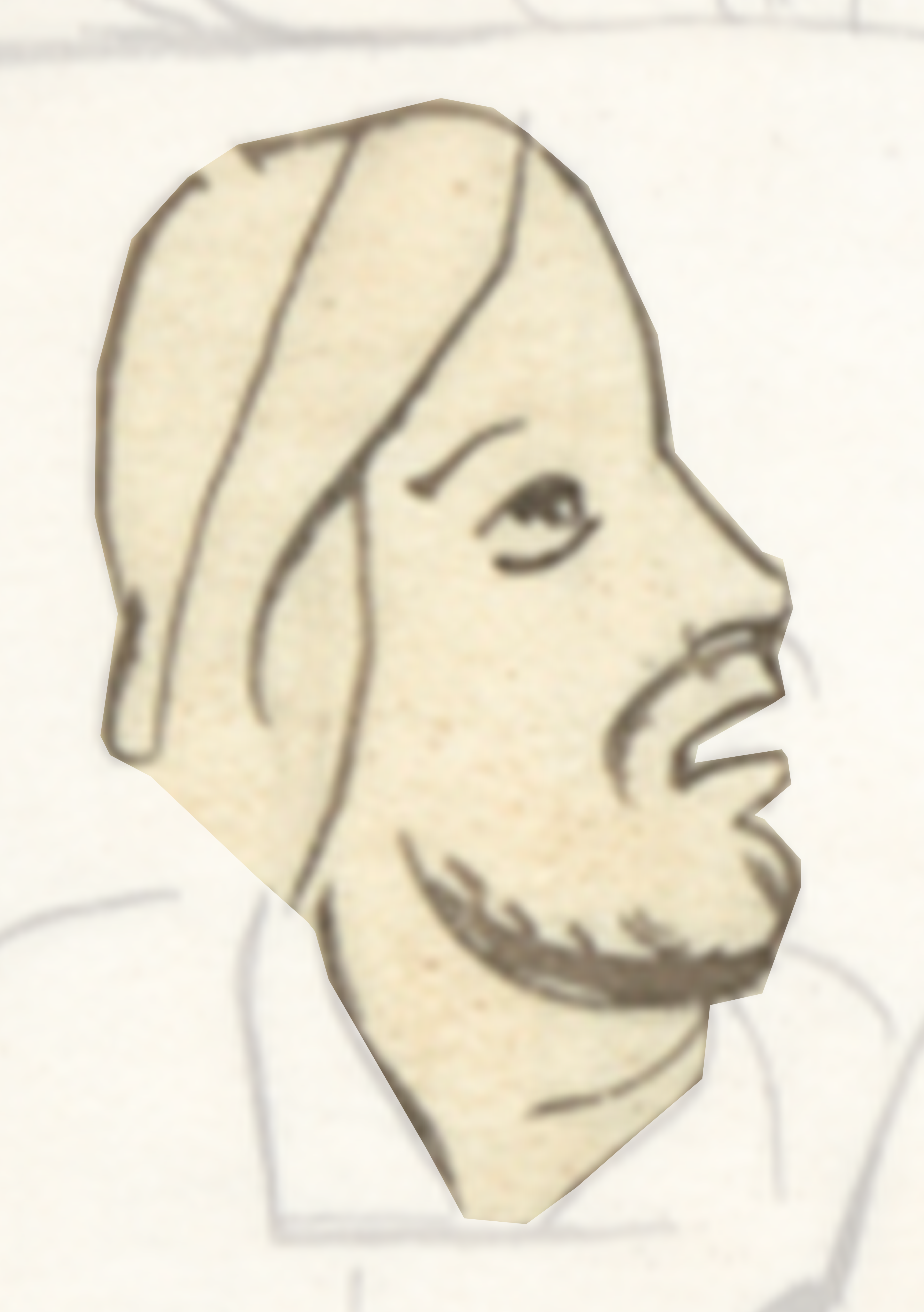 Drawing Of A Man With A Mustache