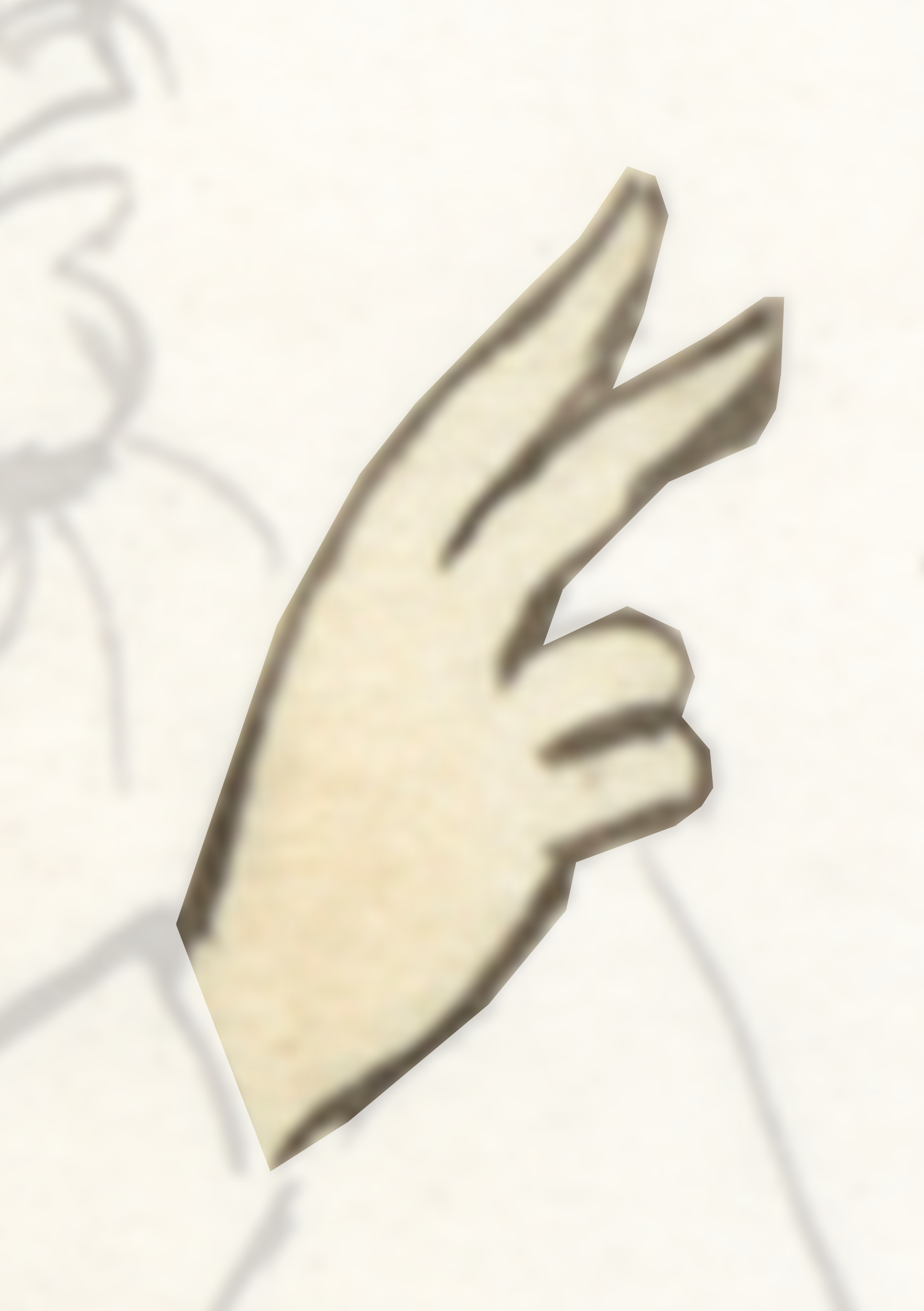Hand Is Shown In The Shape Of A Hand