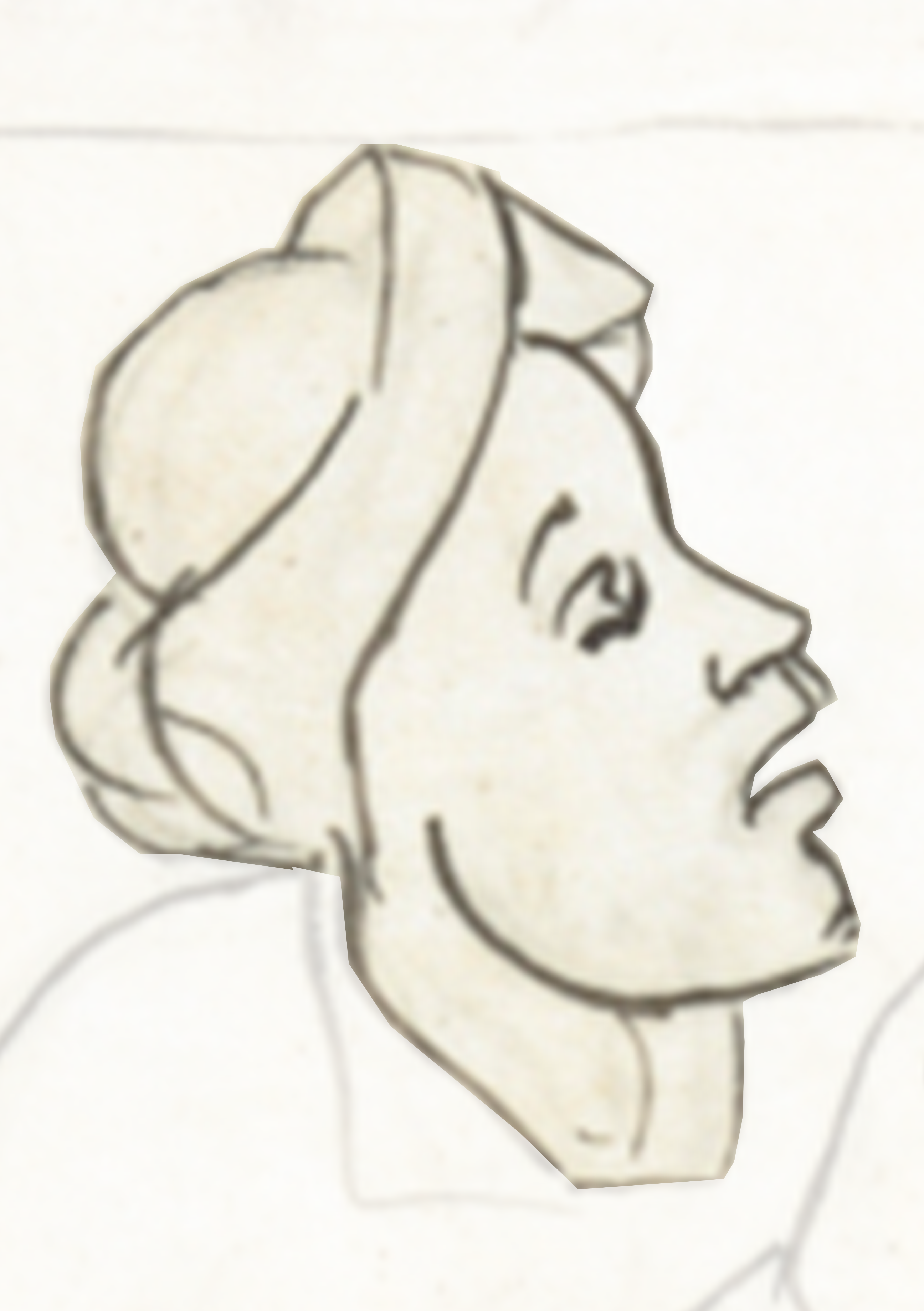 Drawing Of A Man With A Hat On