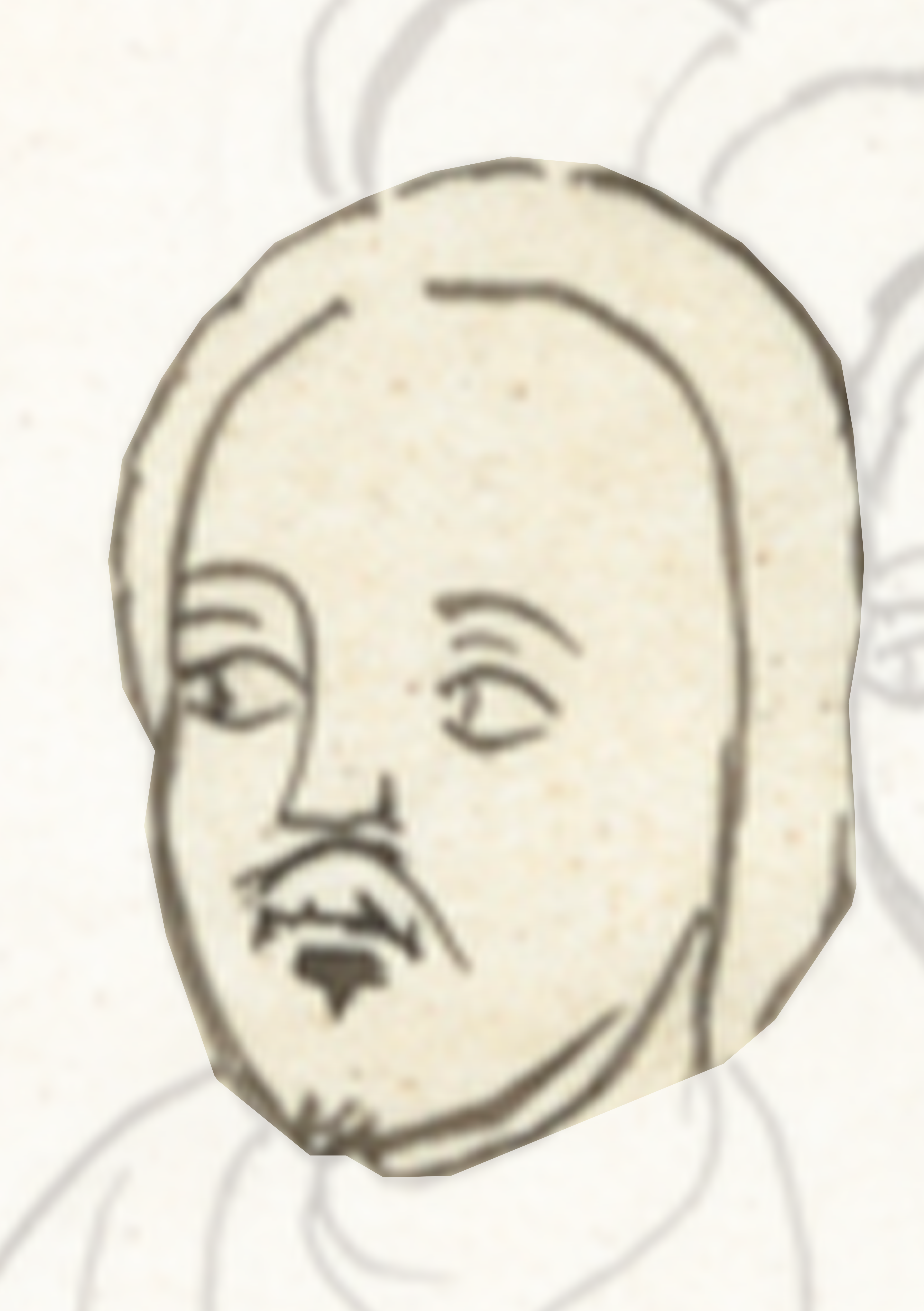 Drawing Of A Man With A Beard