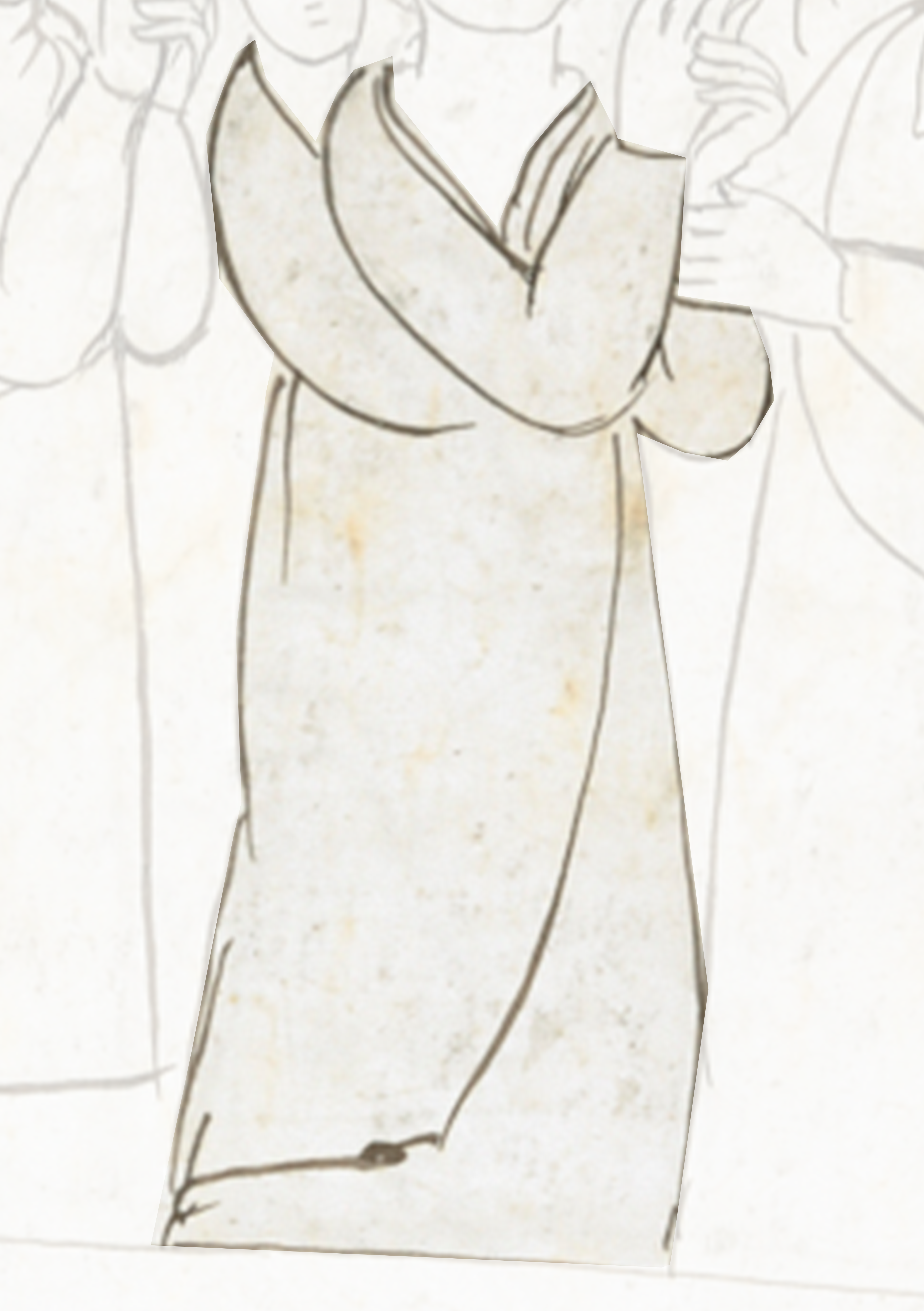 Drawing Of A Man In A Robe