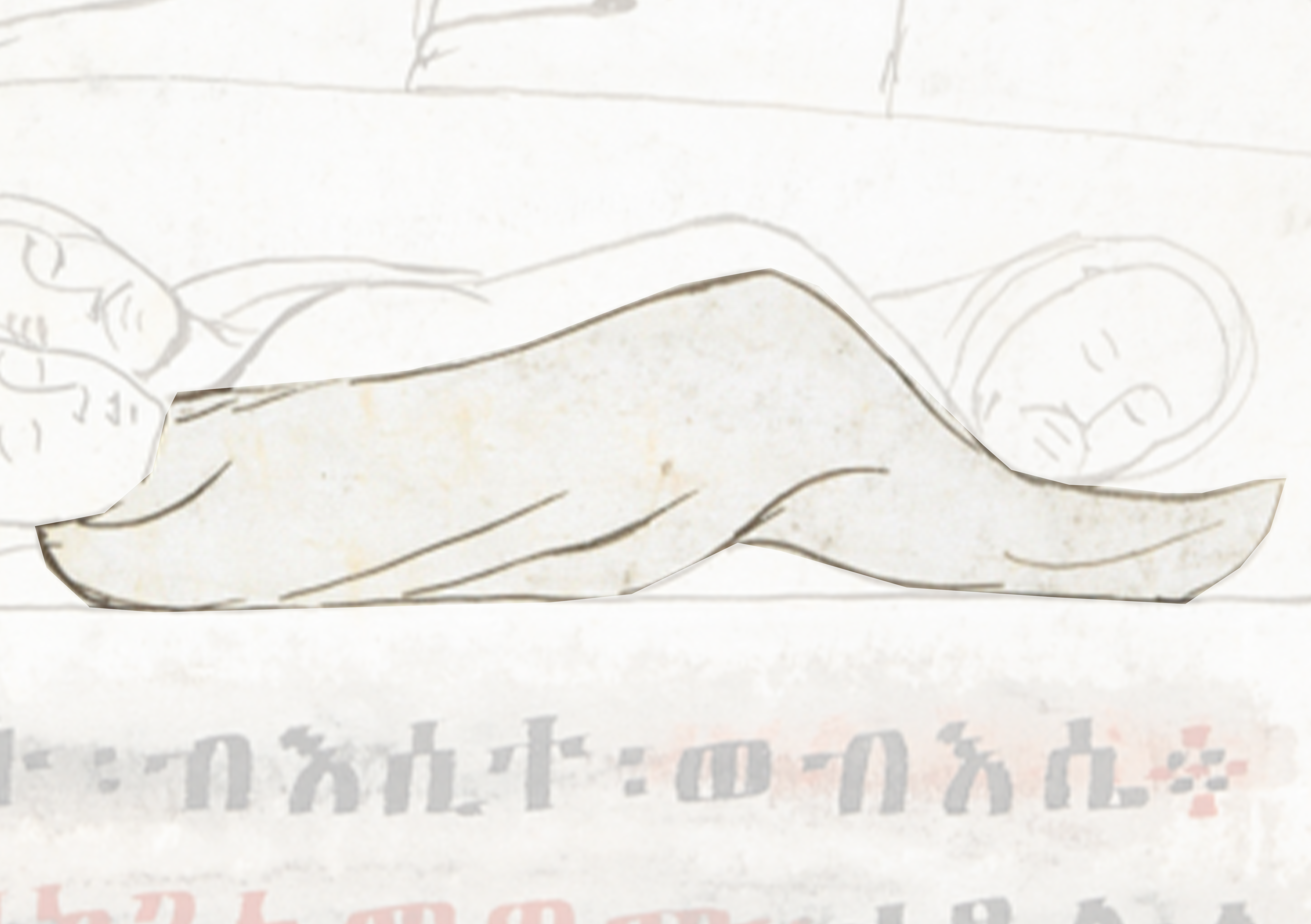 Drawing Of A Woman Laying On A Bed