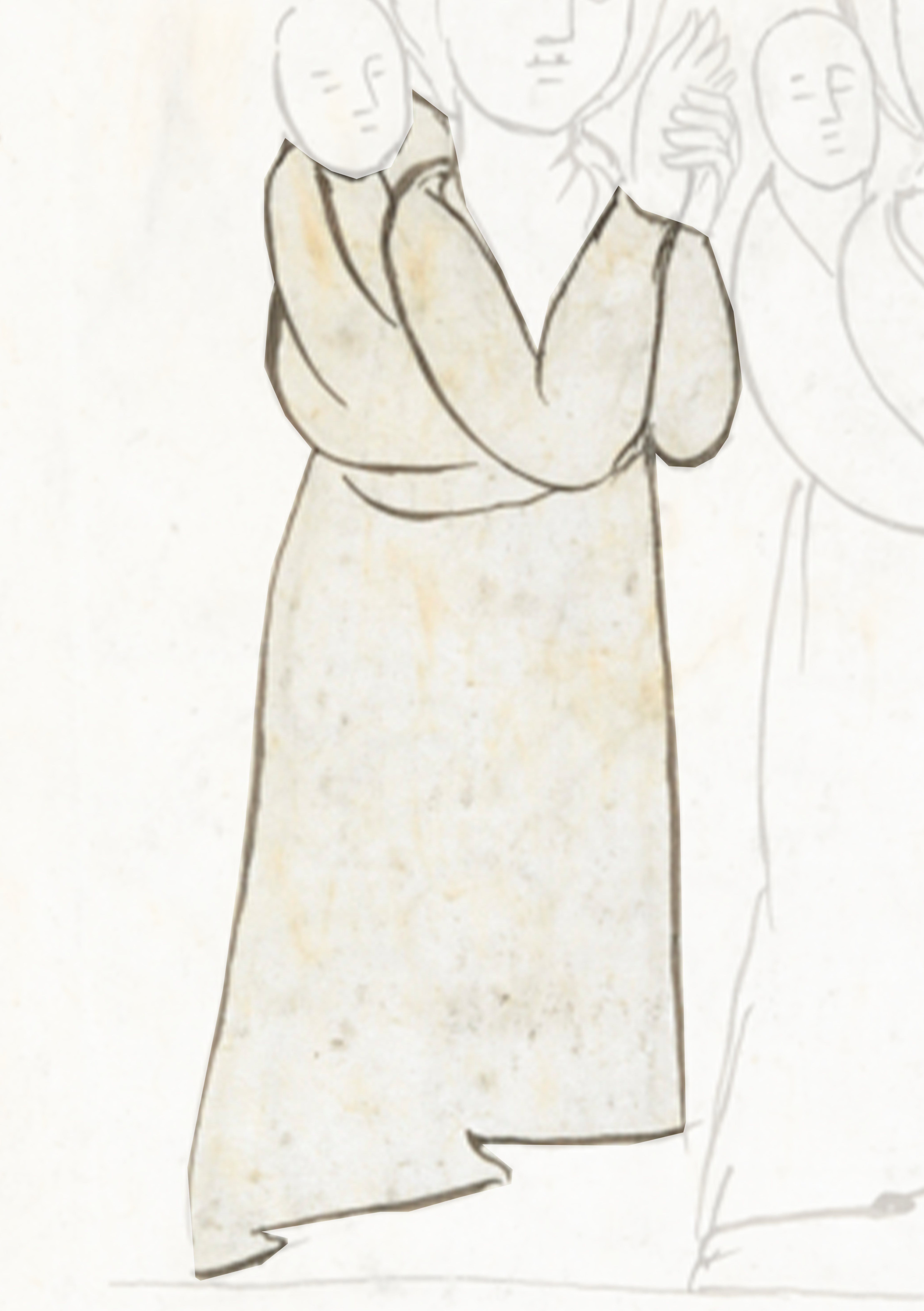 Drawing Of A Woman Holding A Baby