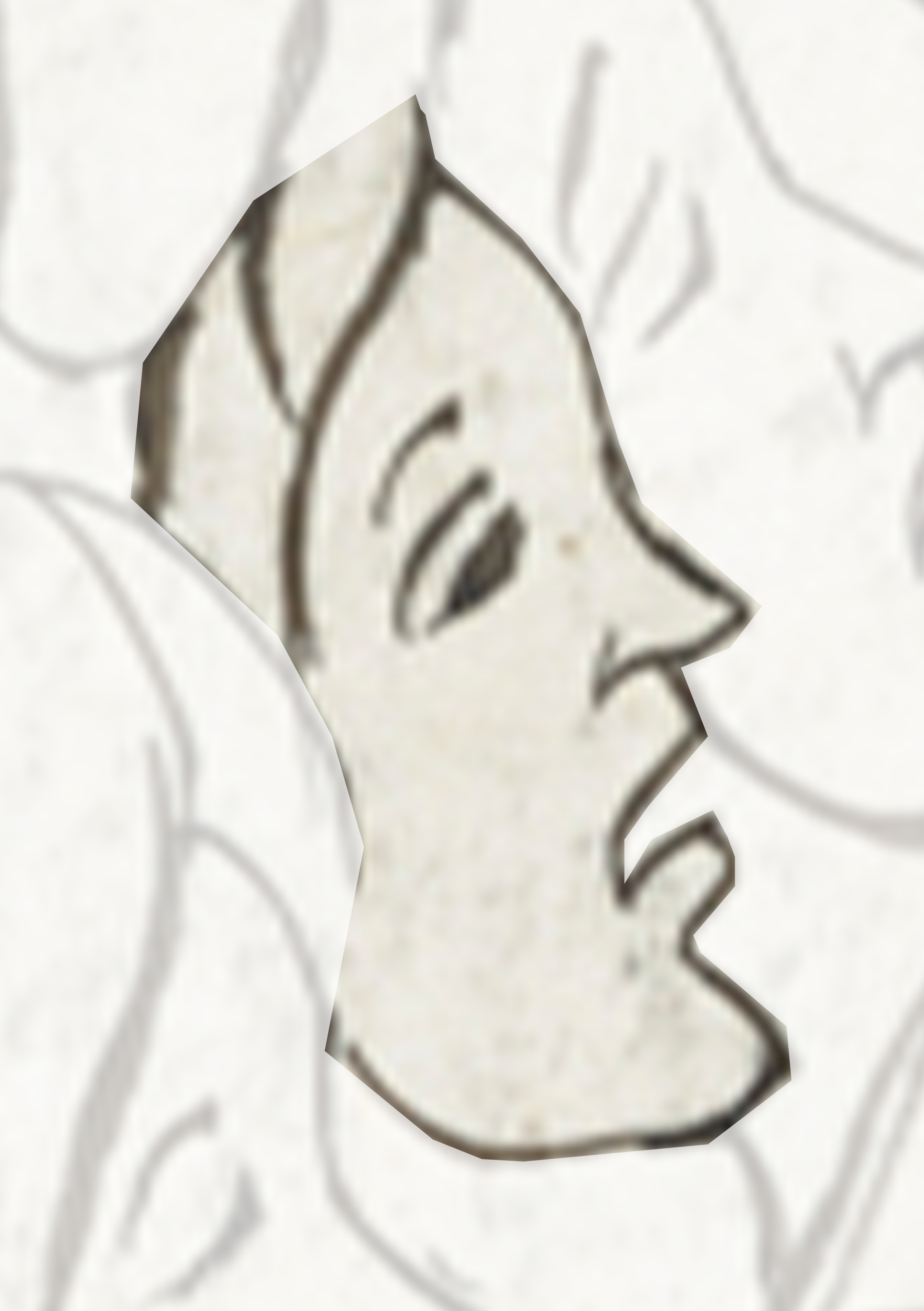 Paper Cut Of A Man S Face