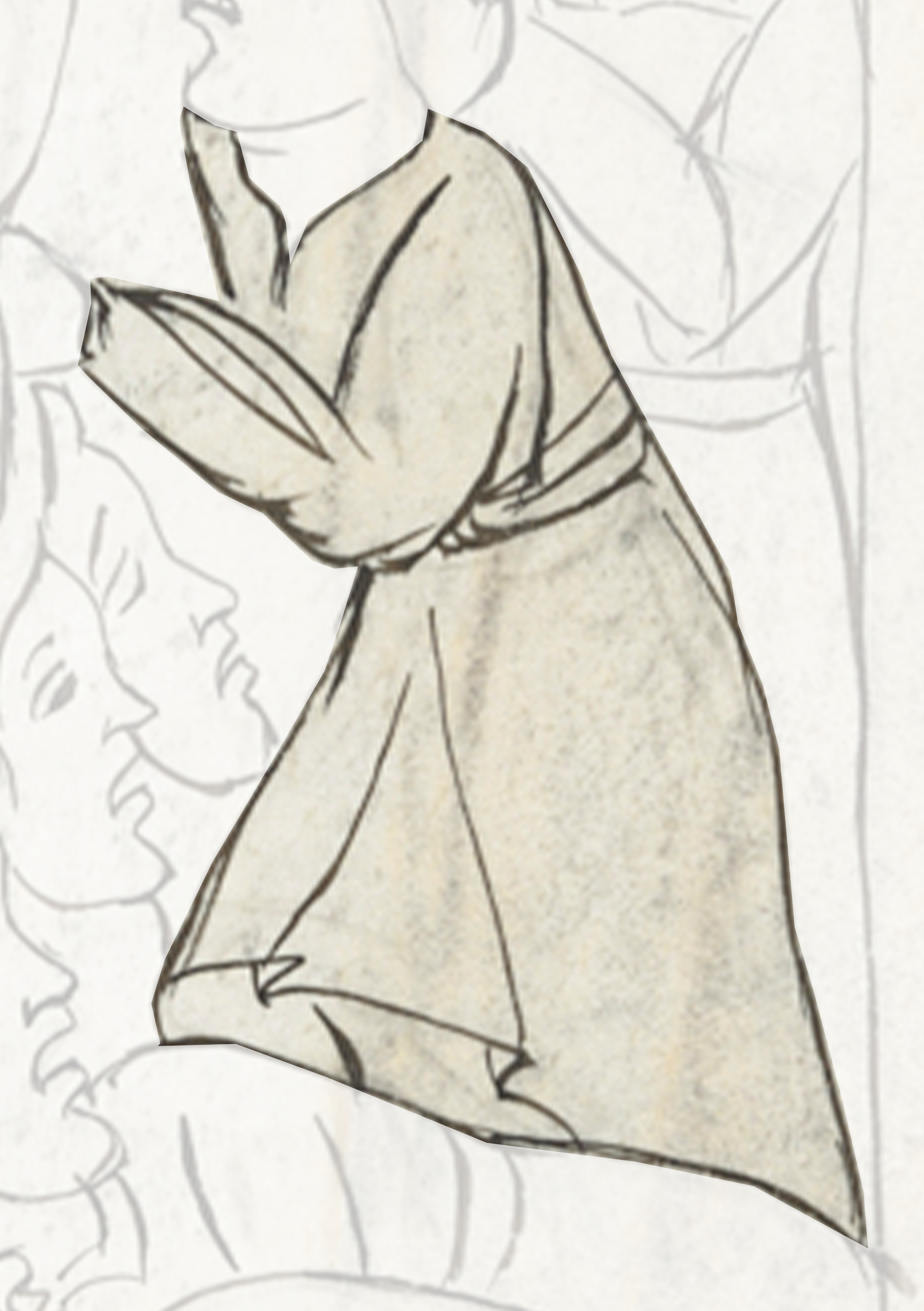 Drawing Of A Man In A Robe