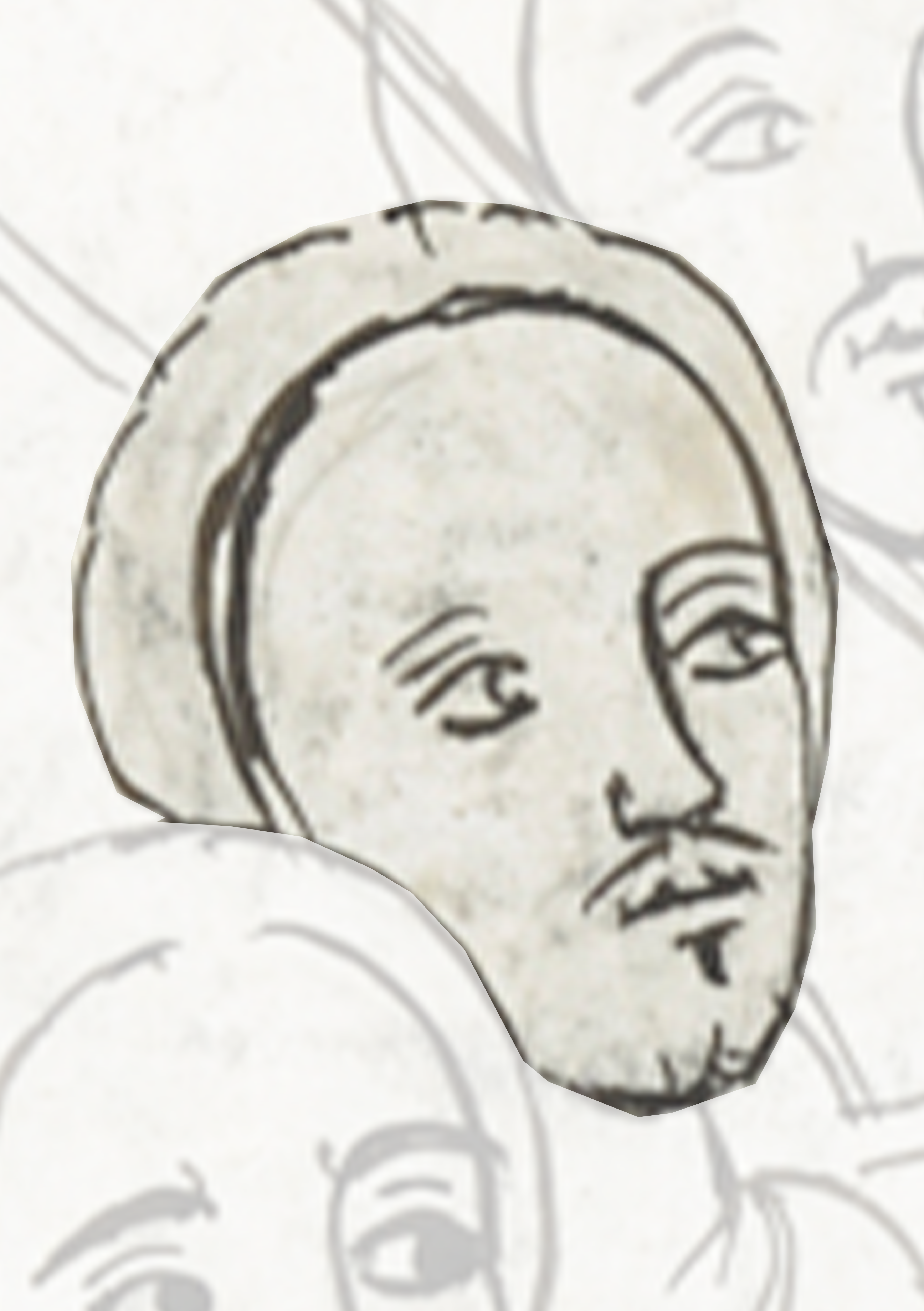 Drawing Of A Man With A Beard