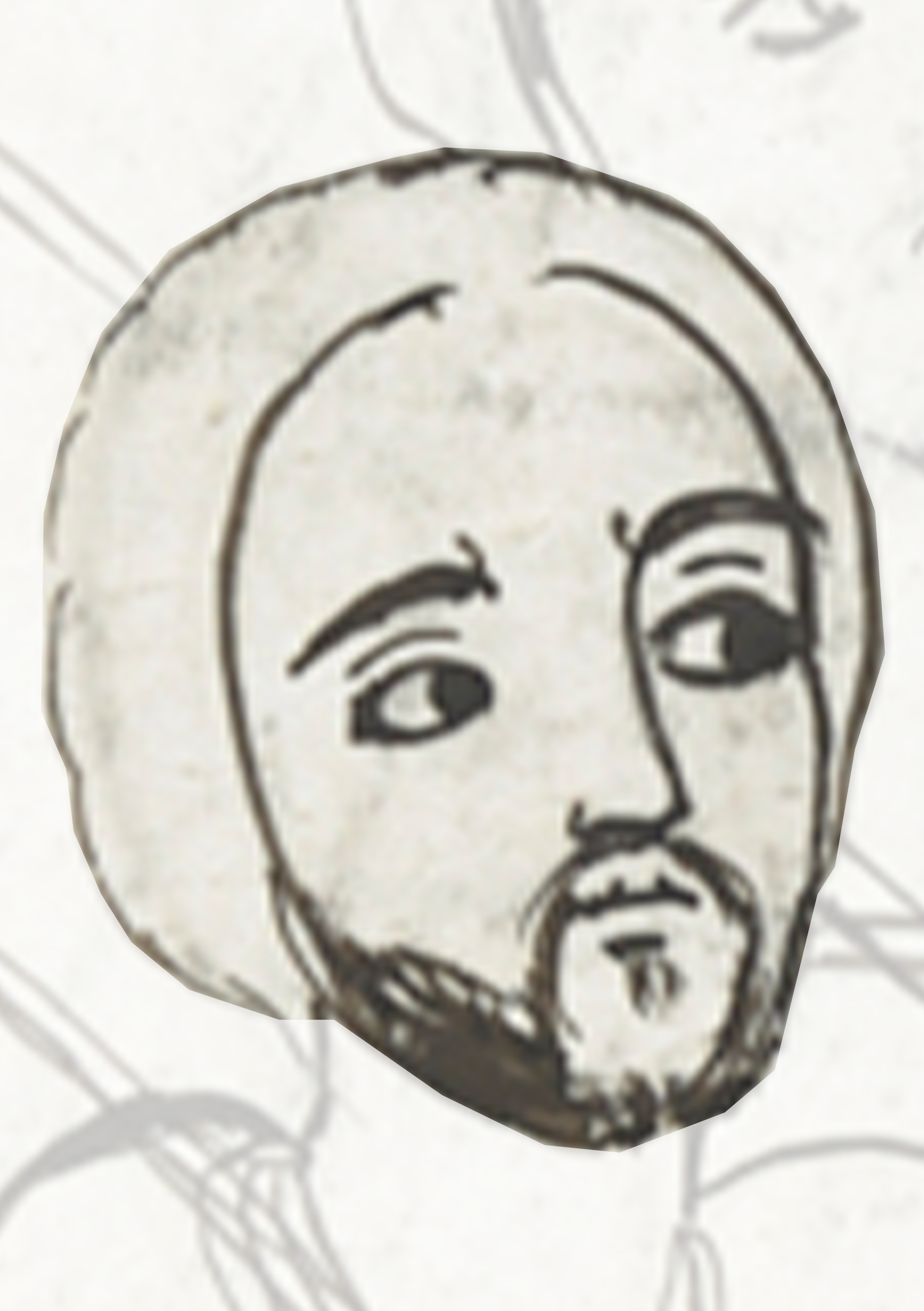 Drawing Of A Man With A Beard