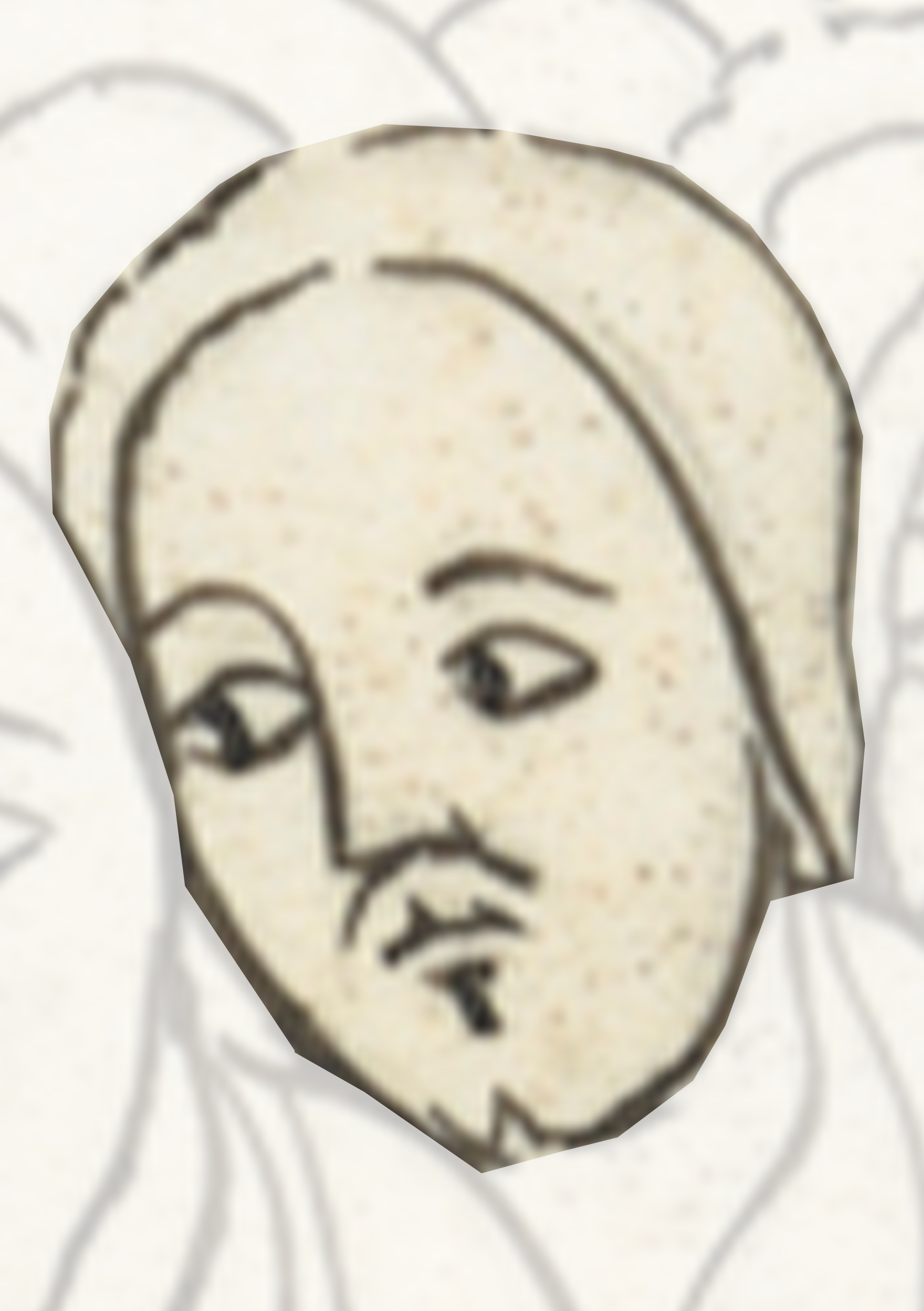 Drawing Of A Man With A Beard