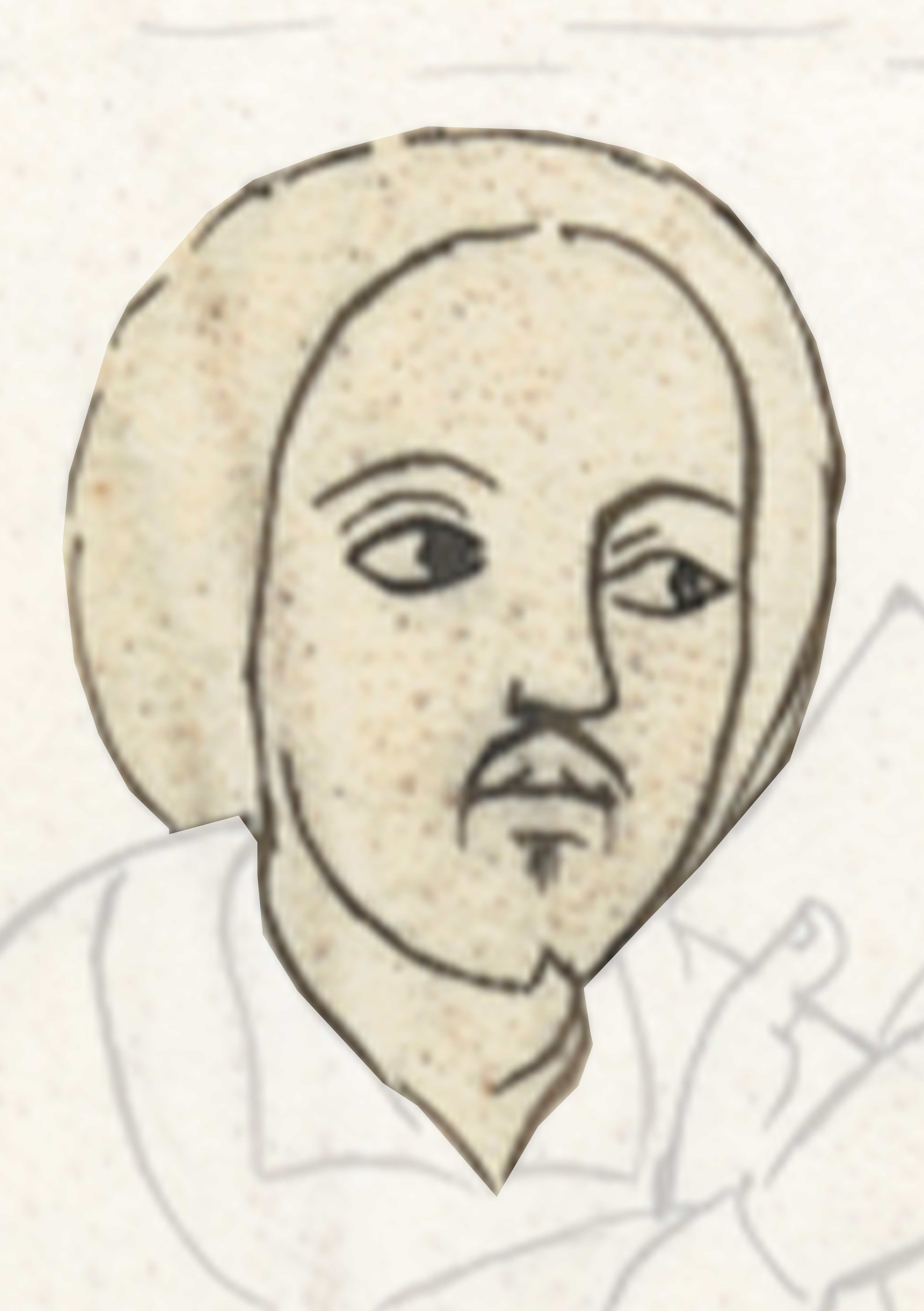 Drawing Of A Man With A Beard