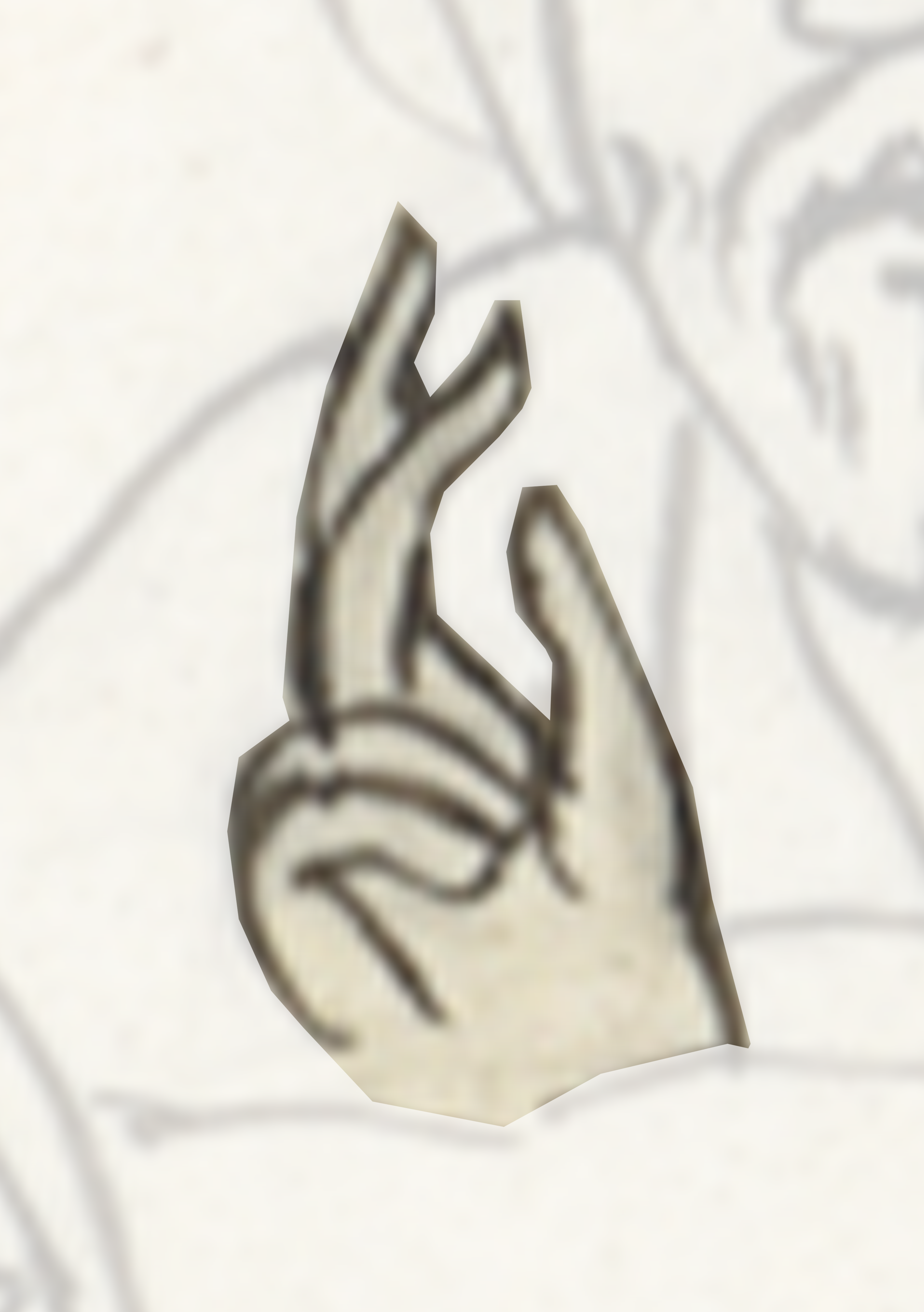 Hand With A Finger On It