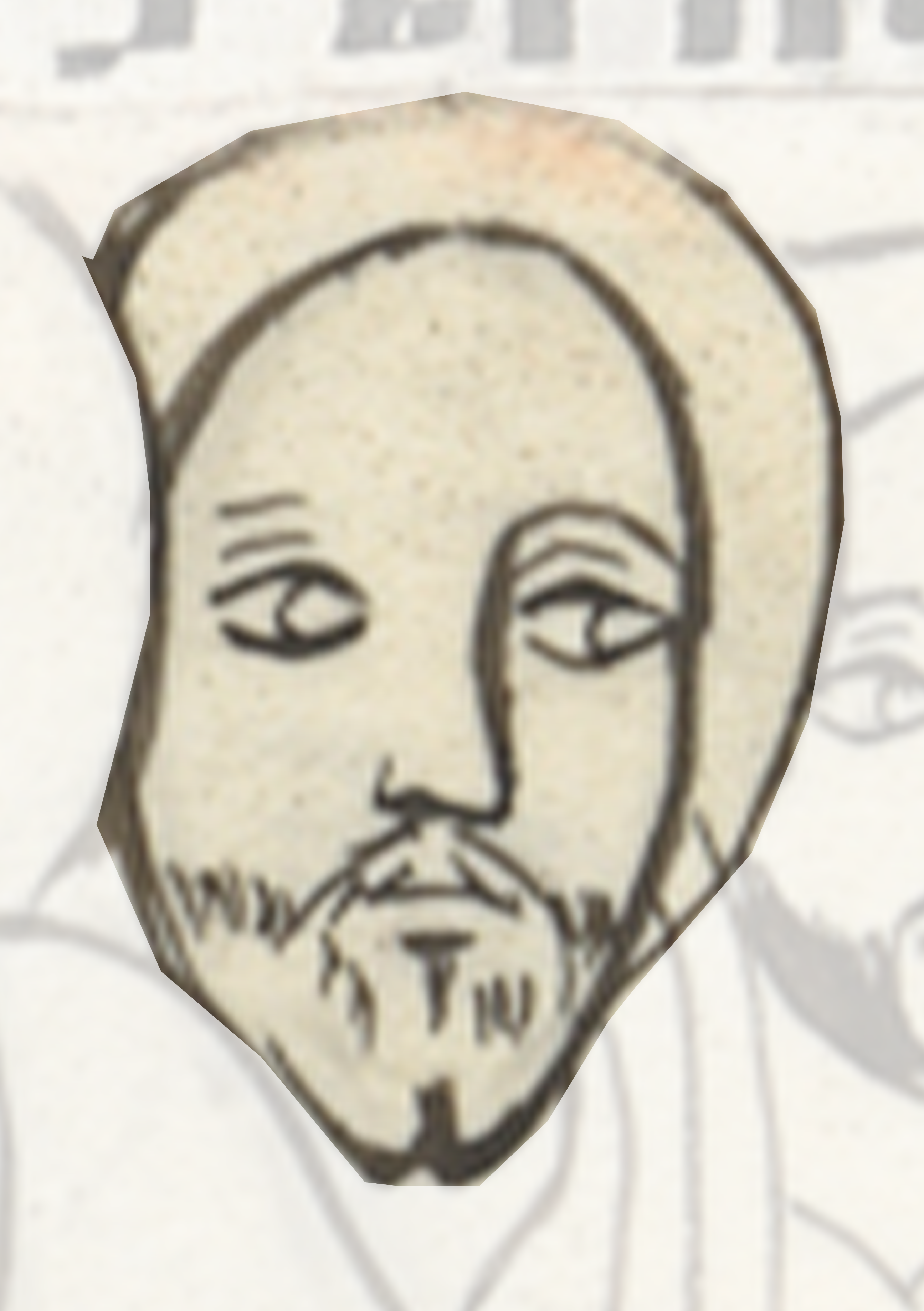 Drawing Of A Man With A Beard