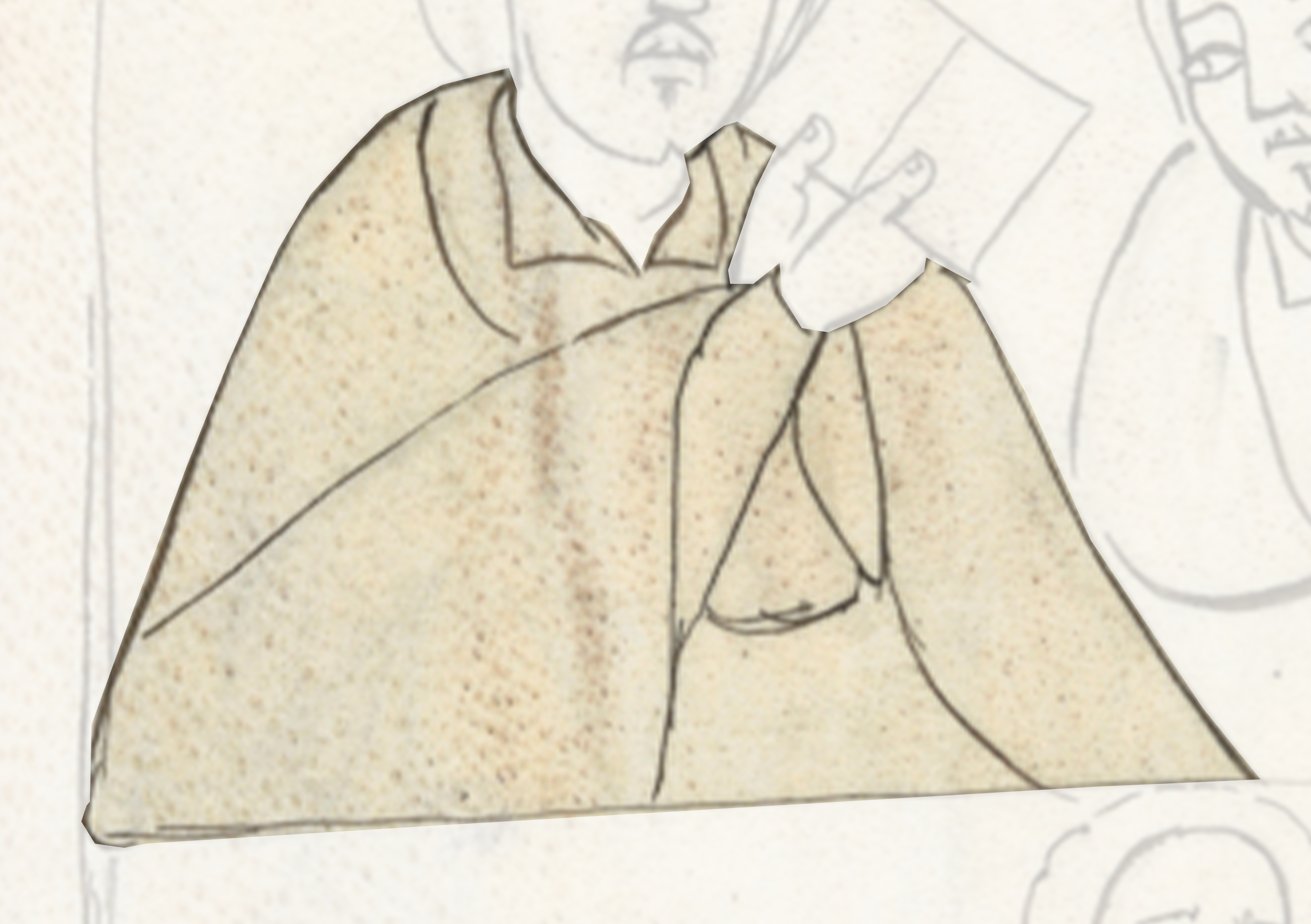 Drawing Of A Man With A Hat And A Tie