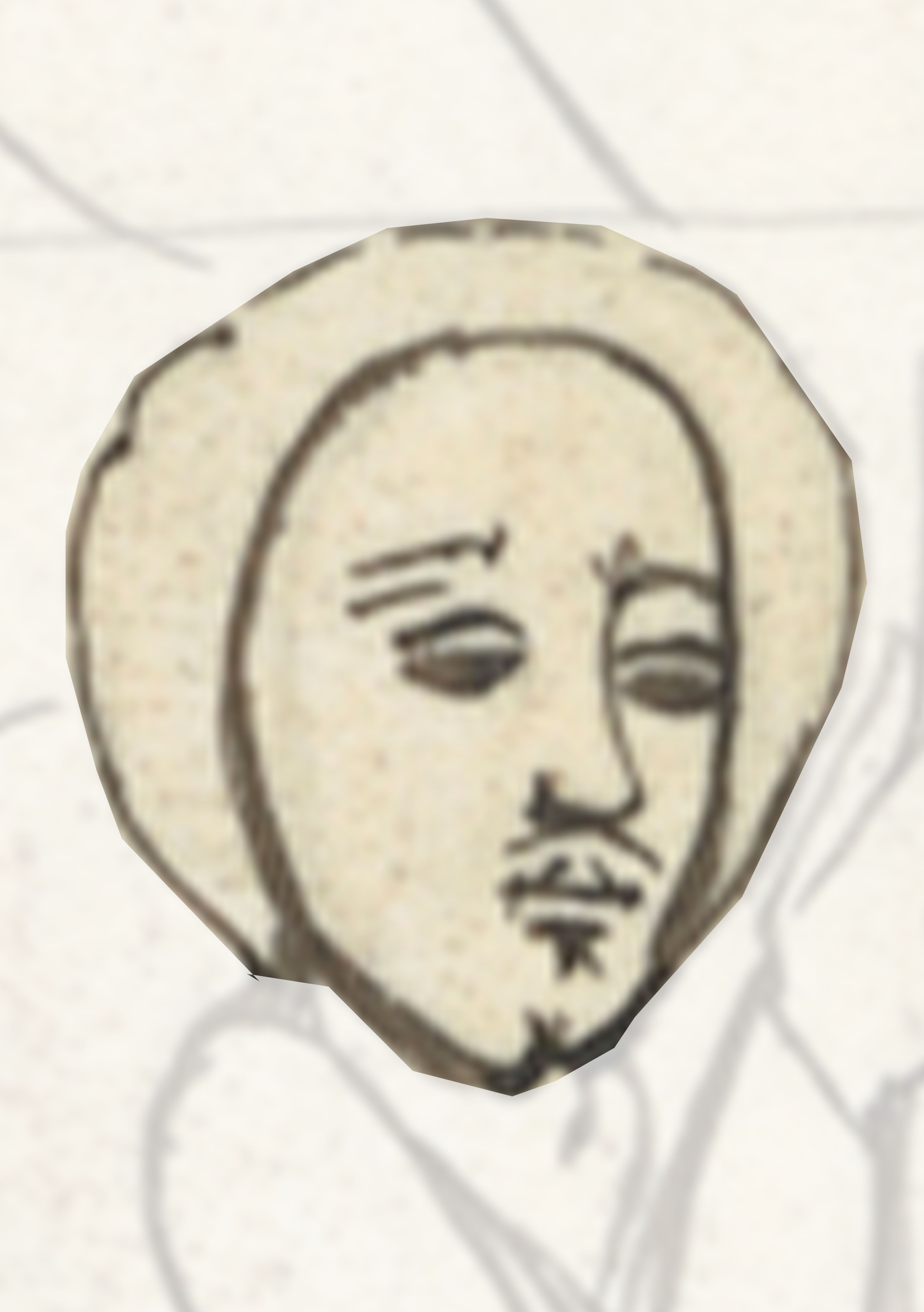 Drawing Of A Man With A Beard