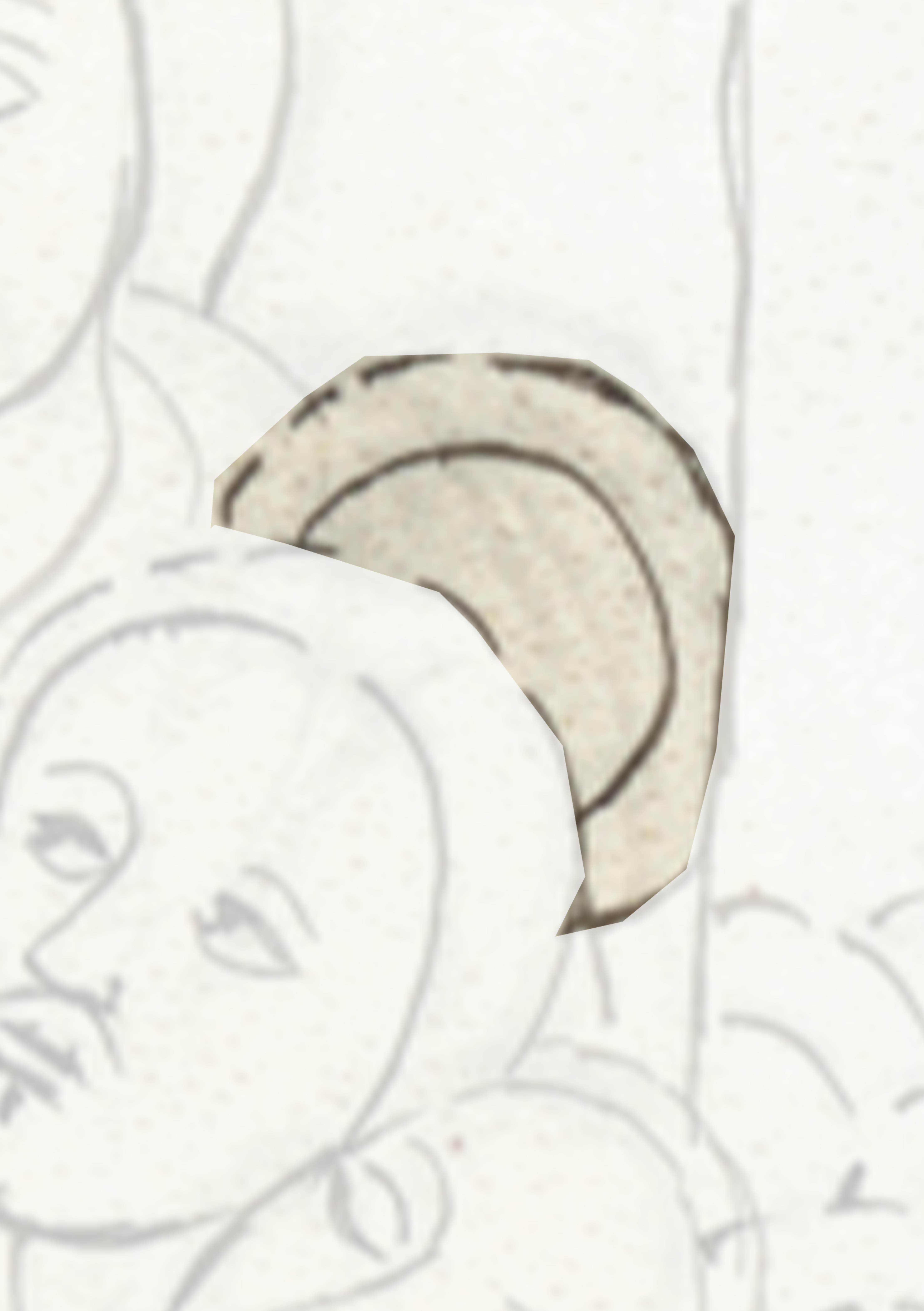 Drawing Of A Crescent With A Face