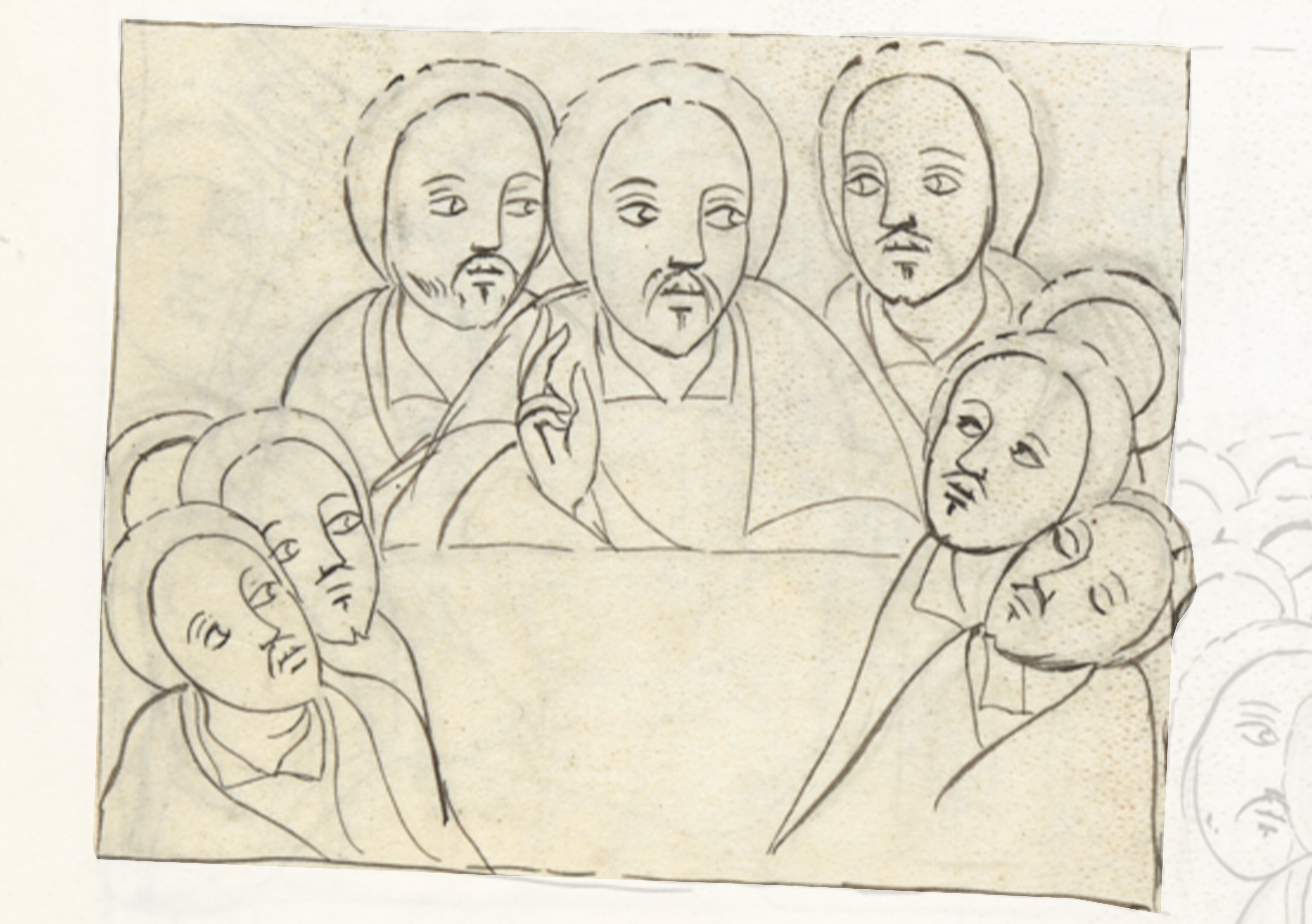Drawing Of A Group Of People