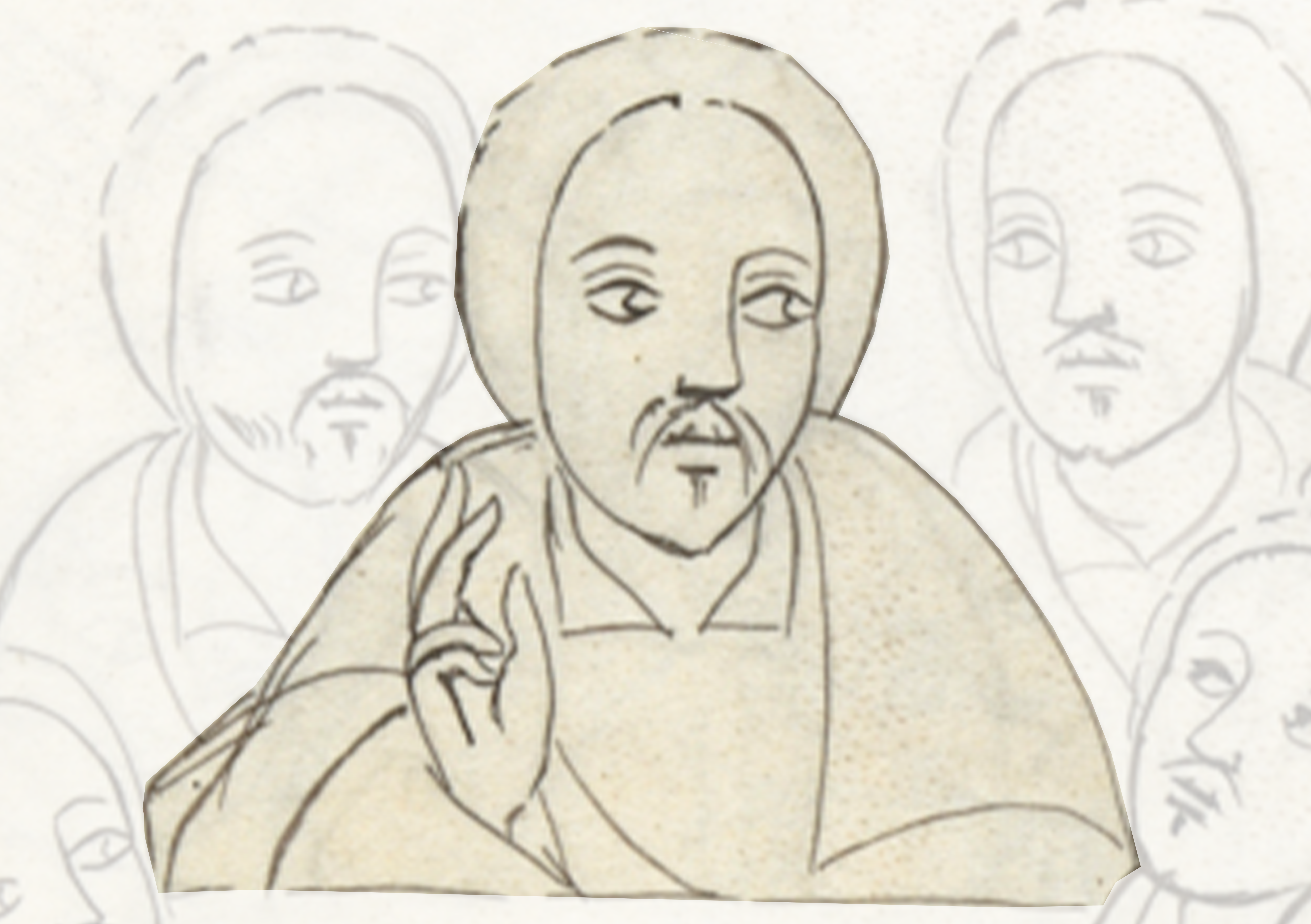 Drawing Of A Man With A Mustache