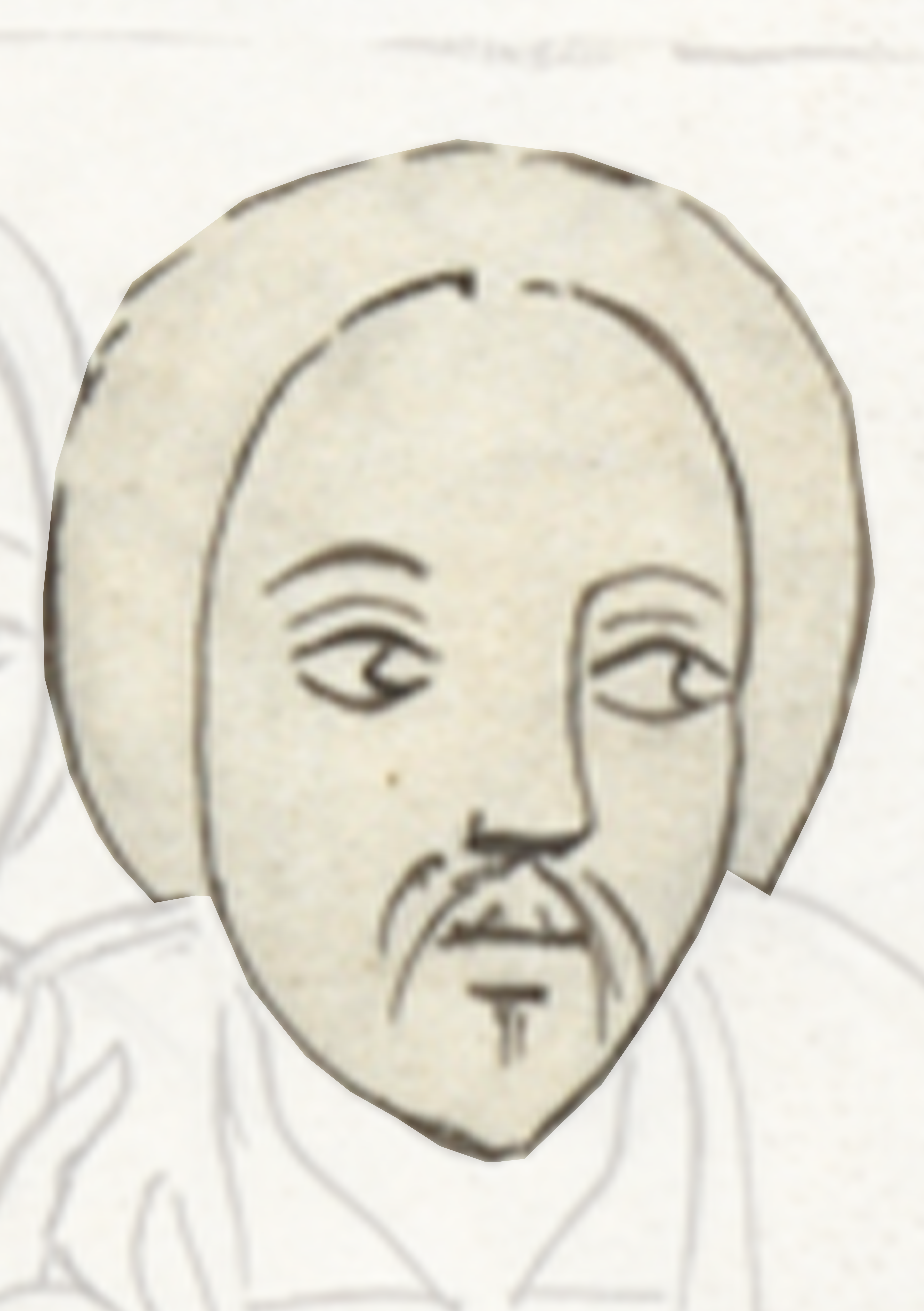 Drawing Of A Man With A Beard