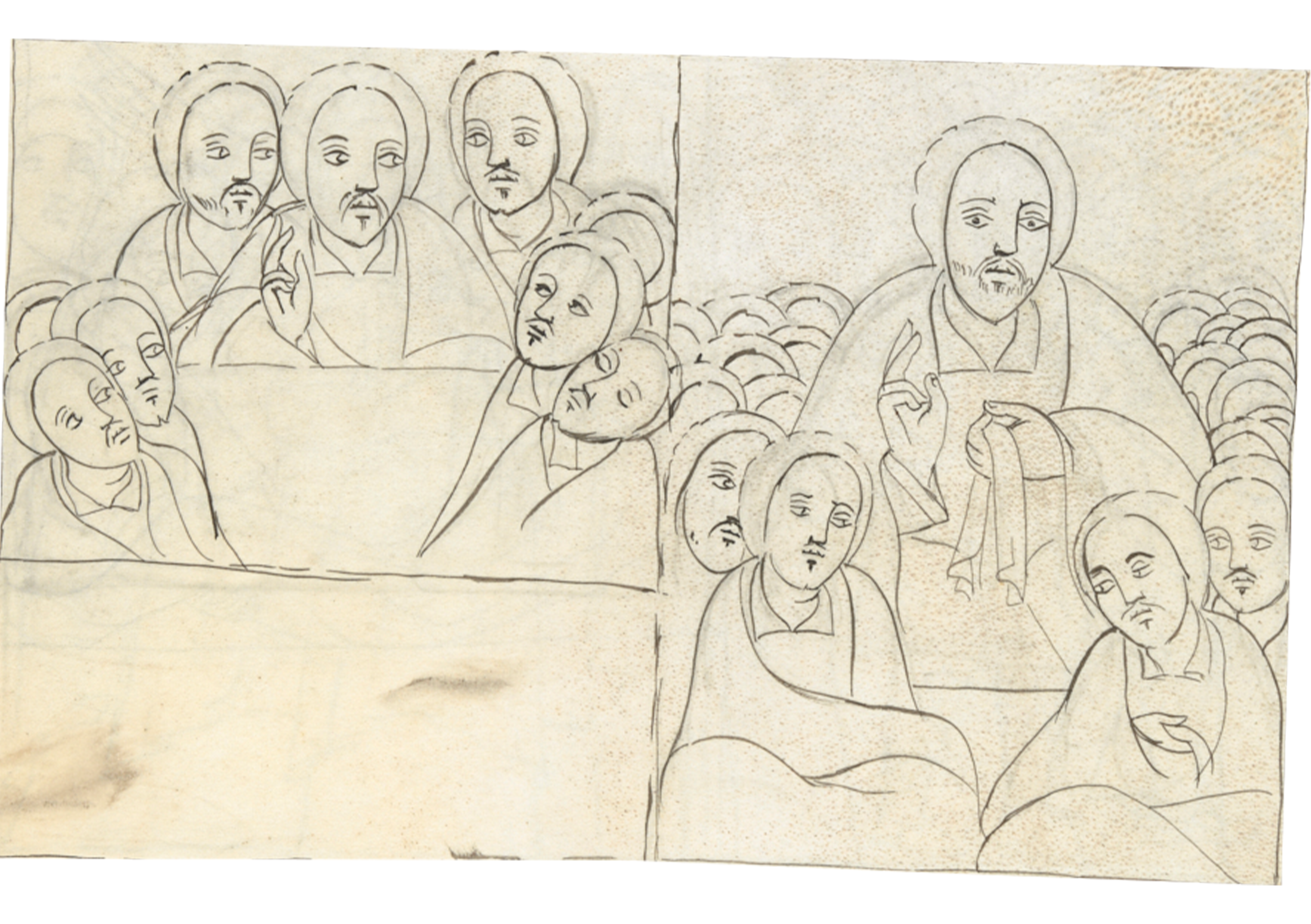 Drawing Of A Group Of People