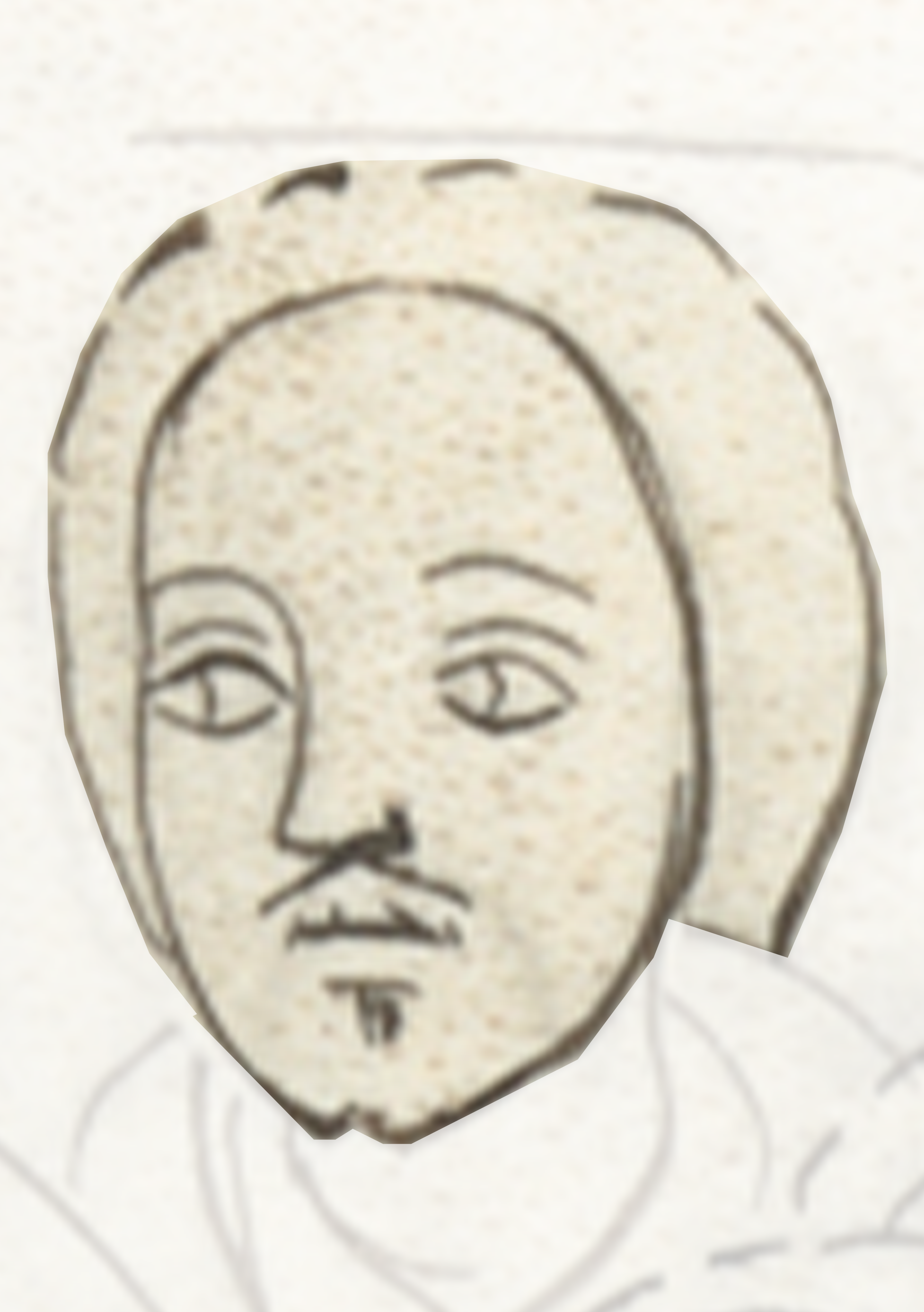 Drawing Of A Man With A Mustache