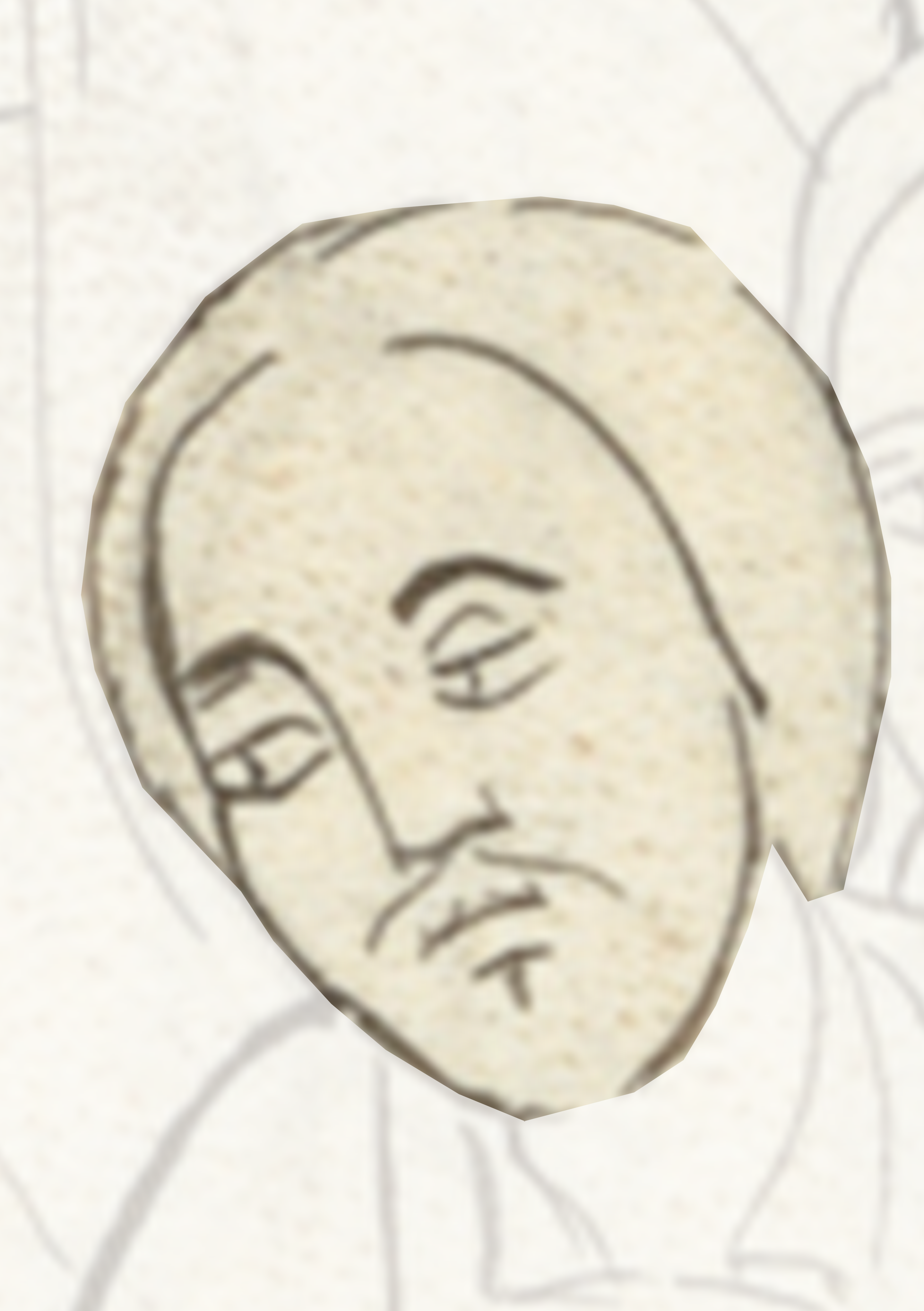 Drawing Of A Man With A Beard