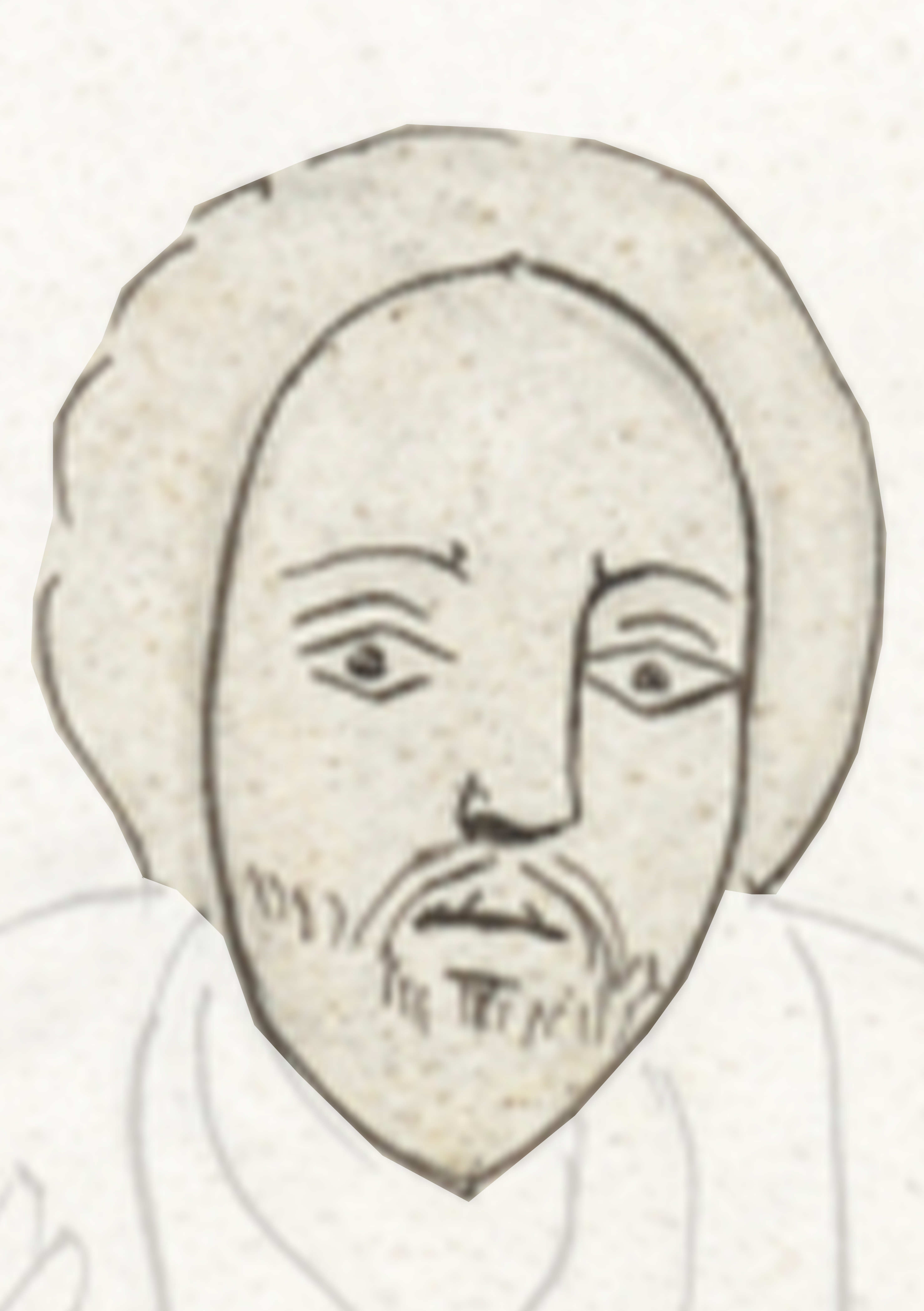 Drawing Of A Man With A Beard